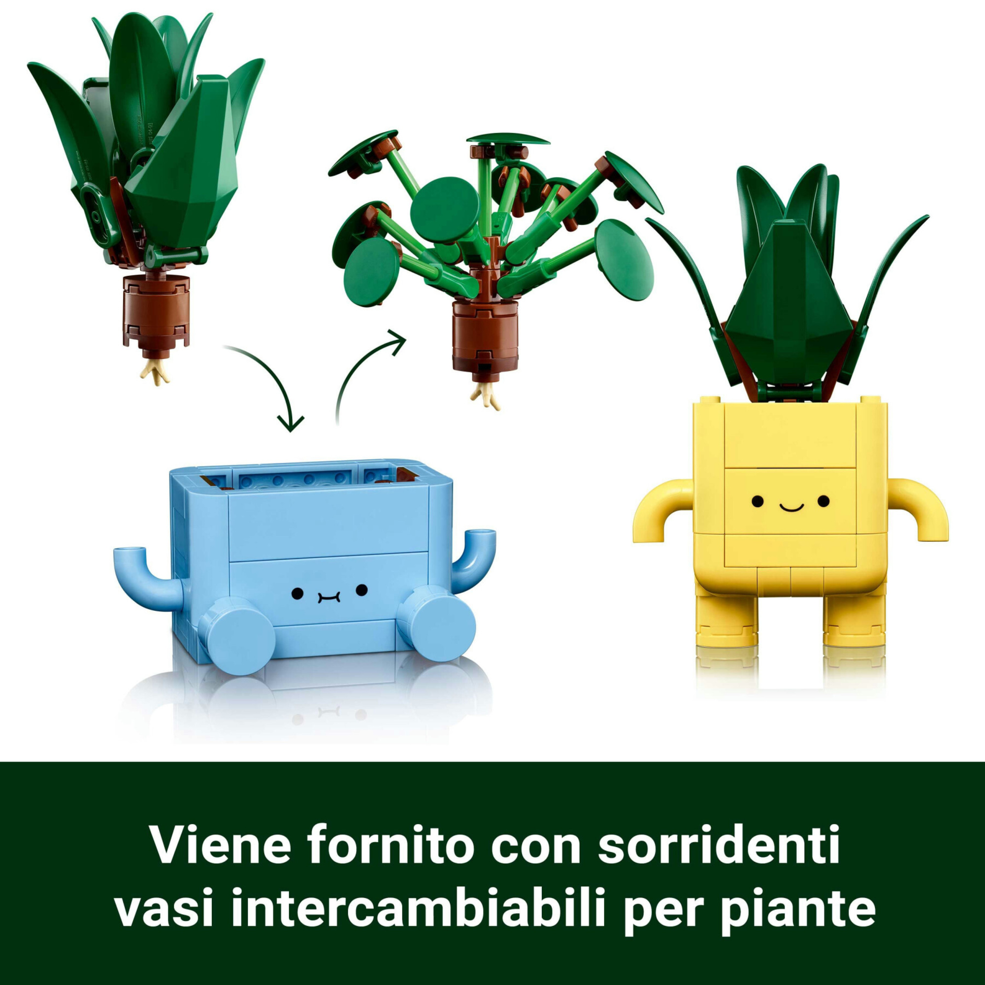 Lego botanicals - 10349  - piantine felici - LEGO ICONS BOTANICAL
