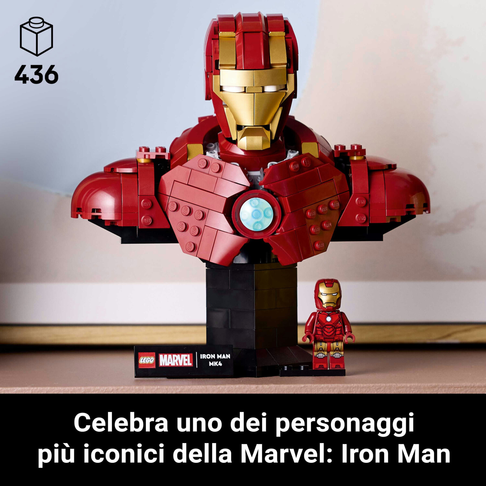 Lego marvel - 76327 - busto di iron man mk4 - LEGO SUPER HEROES, Lego