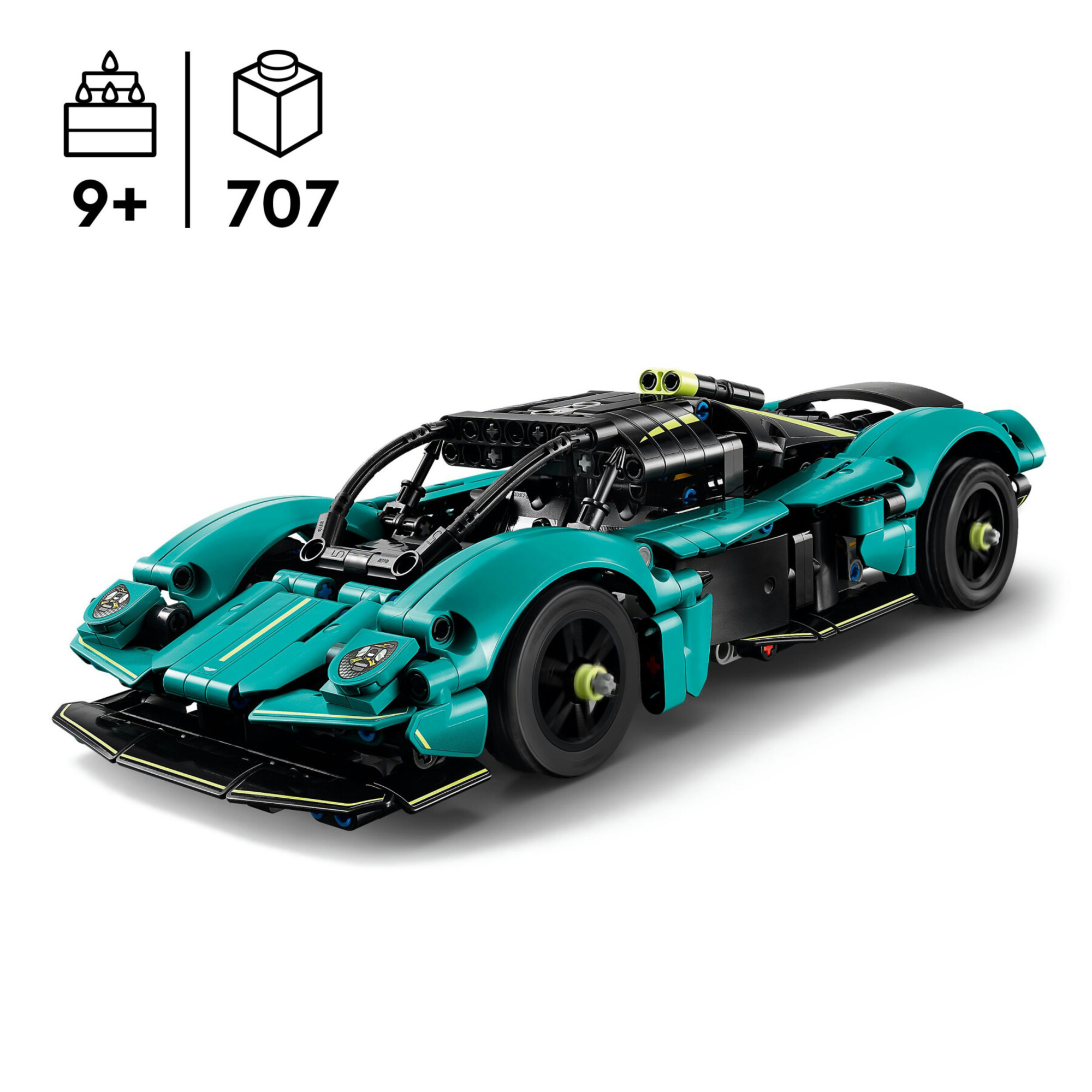 Lego technic 42208 aston martin valkyrie: auto giocattolo, v12 9+ - Lego