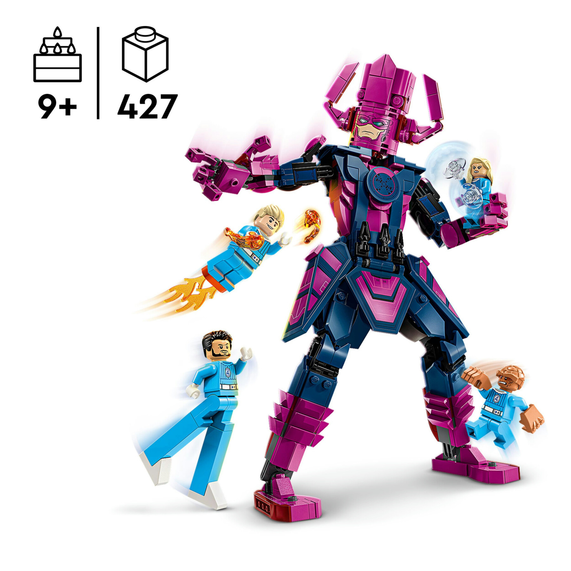 Lego marvel 76316 galactus: personaggio costruibile, minifigure 9+ - LEGO SUPER HEROES, Lego