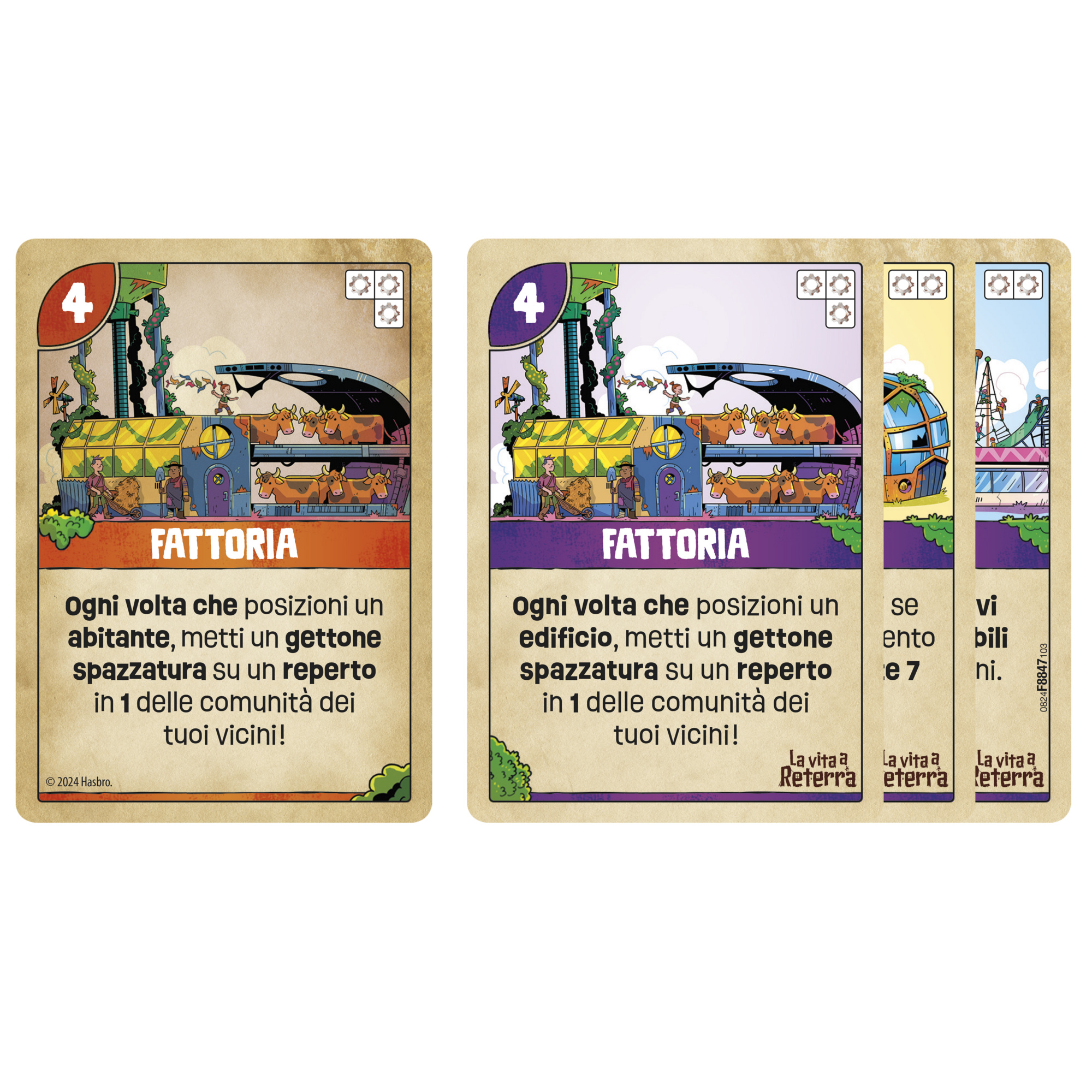 La vita a reterra, gioco da tavolo di strategia - dai 10 anni in su - da 2 a 4 giocatori - 35 min. circa - giochi per adulti e famiglie - HASBRO GAMING