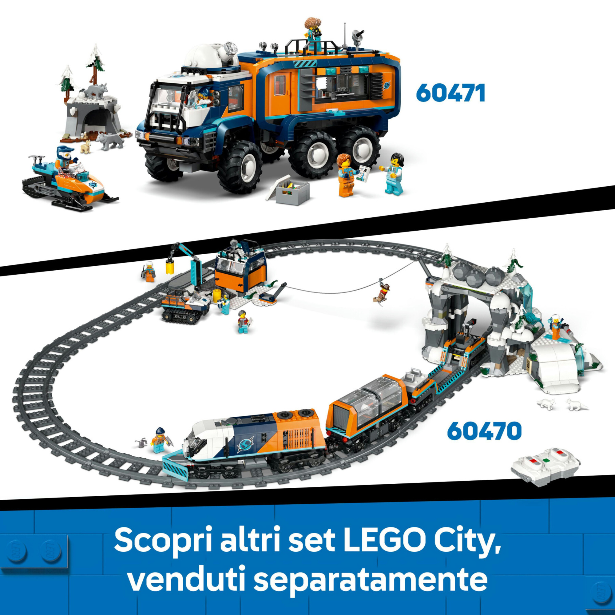 Lego city 60469 stazione centrale: veicolo, ascensore, binario 7+ - Lego