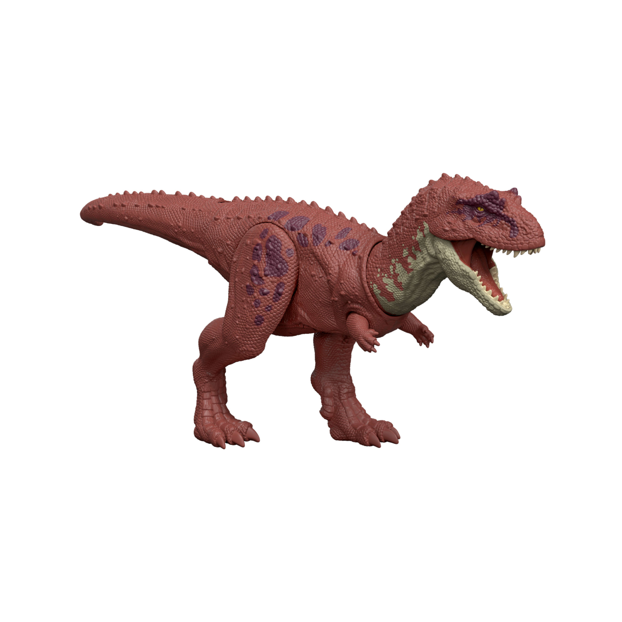 Mattel jurassic world la rinascita - aucasaurus ruggito selvaggio, dinosauro con suoni e movimento della bocca multidirezionale azionato con la coda - Jurassic World