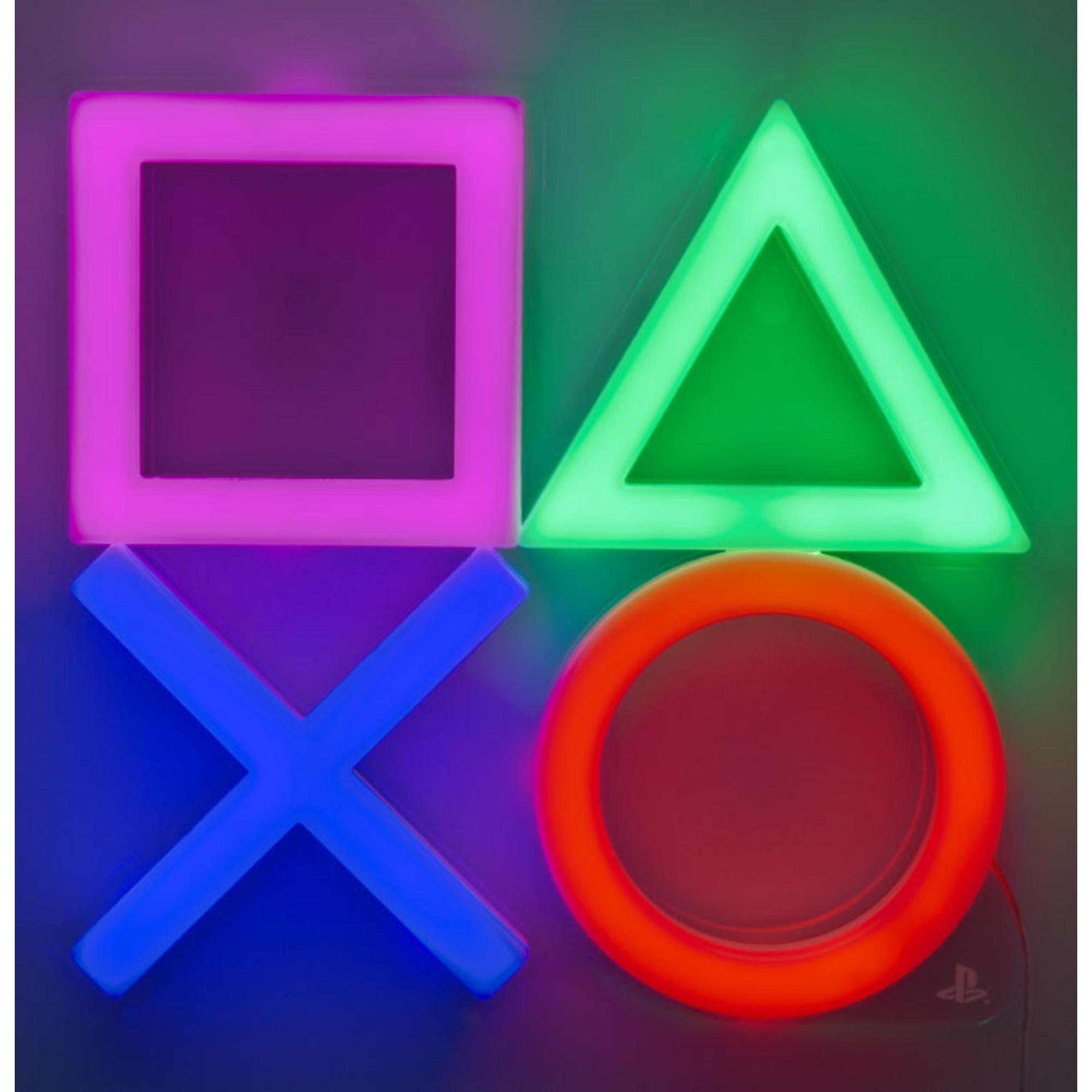 Paladone lampada neon da muro playstation simboli - -- No Brand --