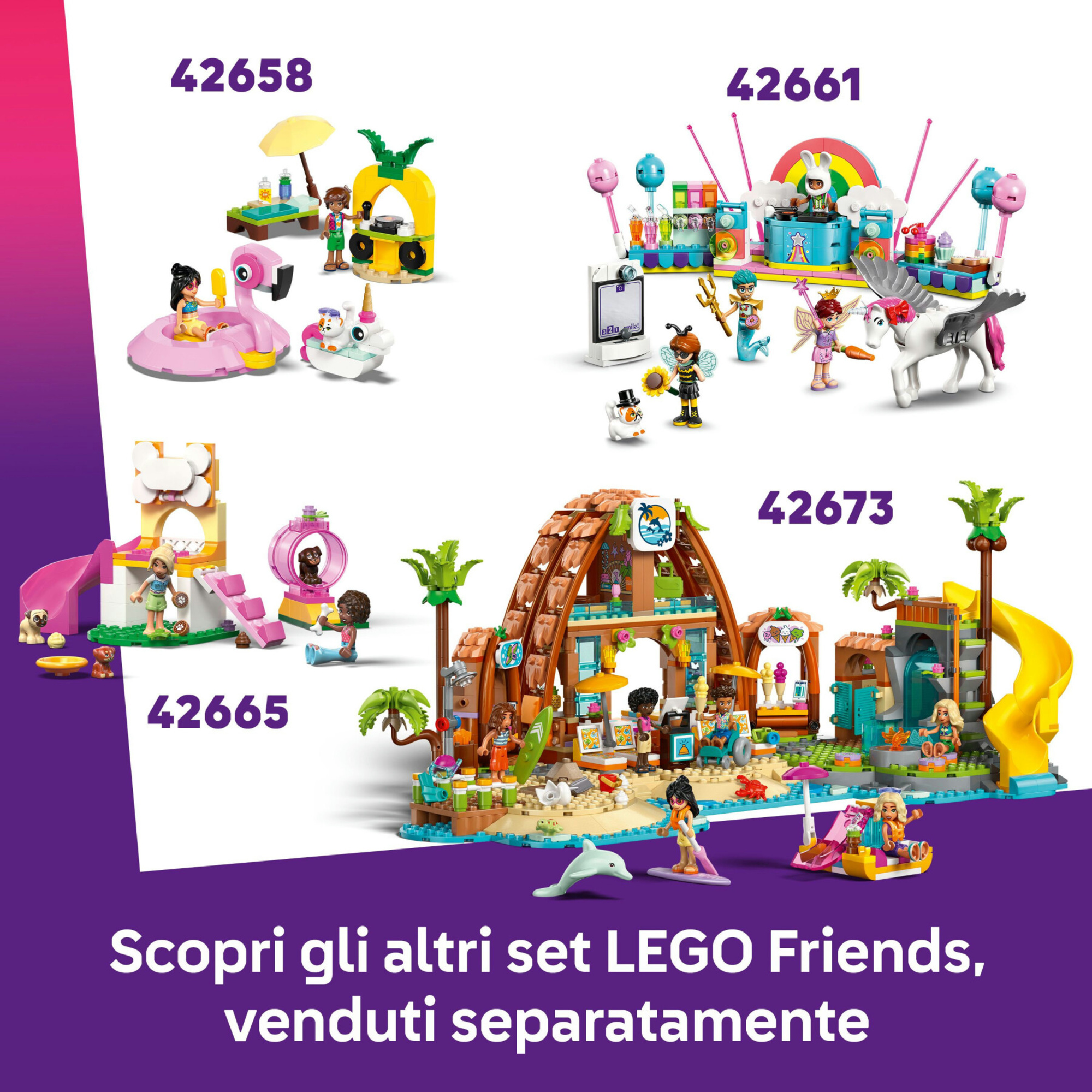 Lego friends 42664 avventura catamarano: barca, 4 mini bamboline 8+ - LEGO FRIENDS