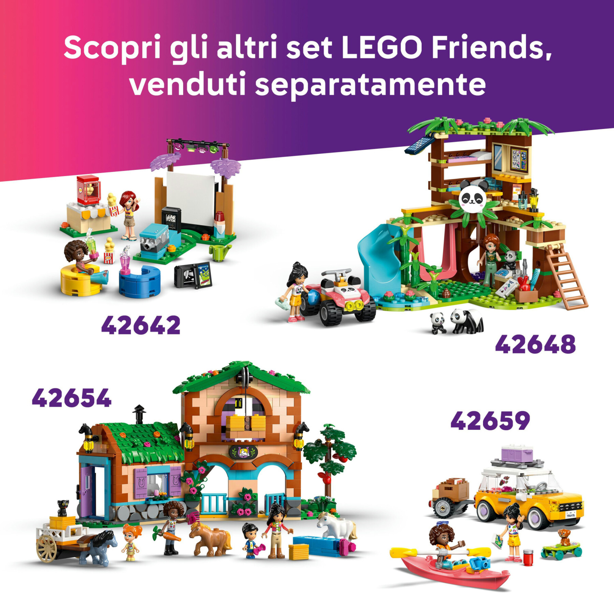 Lego friends 42665 parco giochi cuccioli: scivolo, 2 mini bamboline 4+ - LEGO FRIENDS