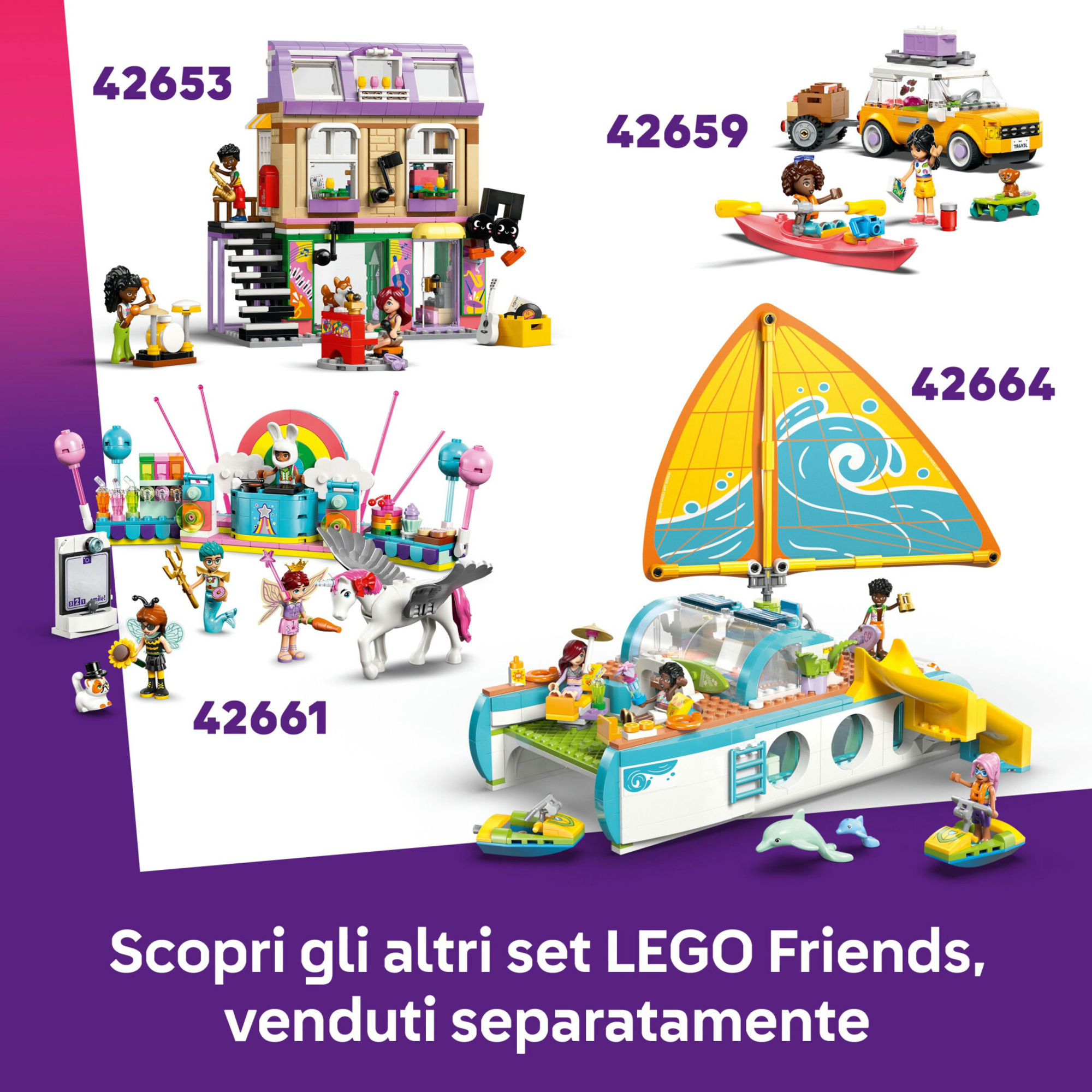 Lego friends 42654 ranch pony: scuderia, 4 mini bamboline 7+ - LEGO FRIENDS