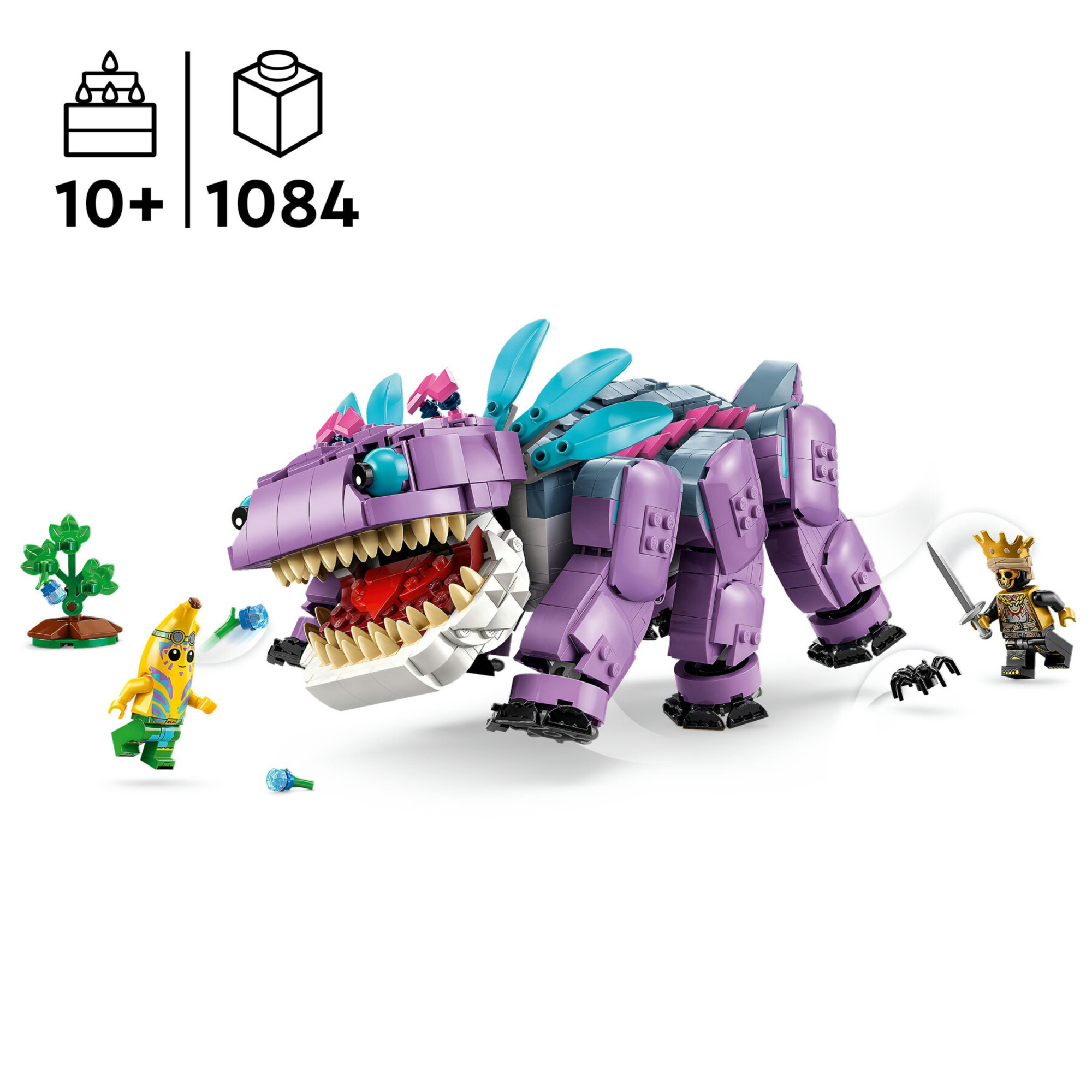 Lego fortnite 77077 klombo: action figure, 2 minifigure, gaming 10+ - Lego