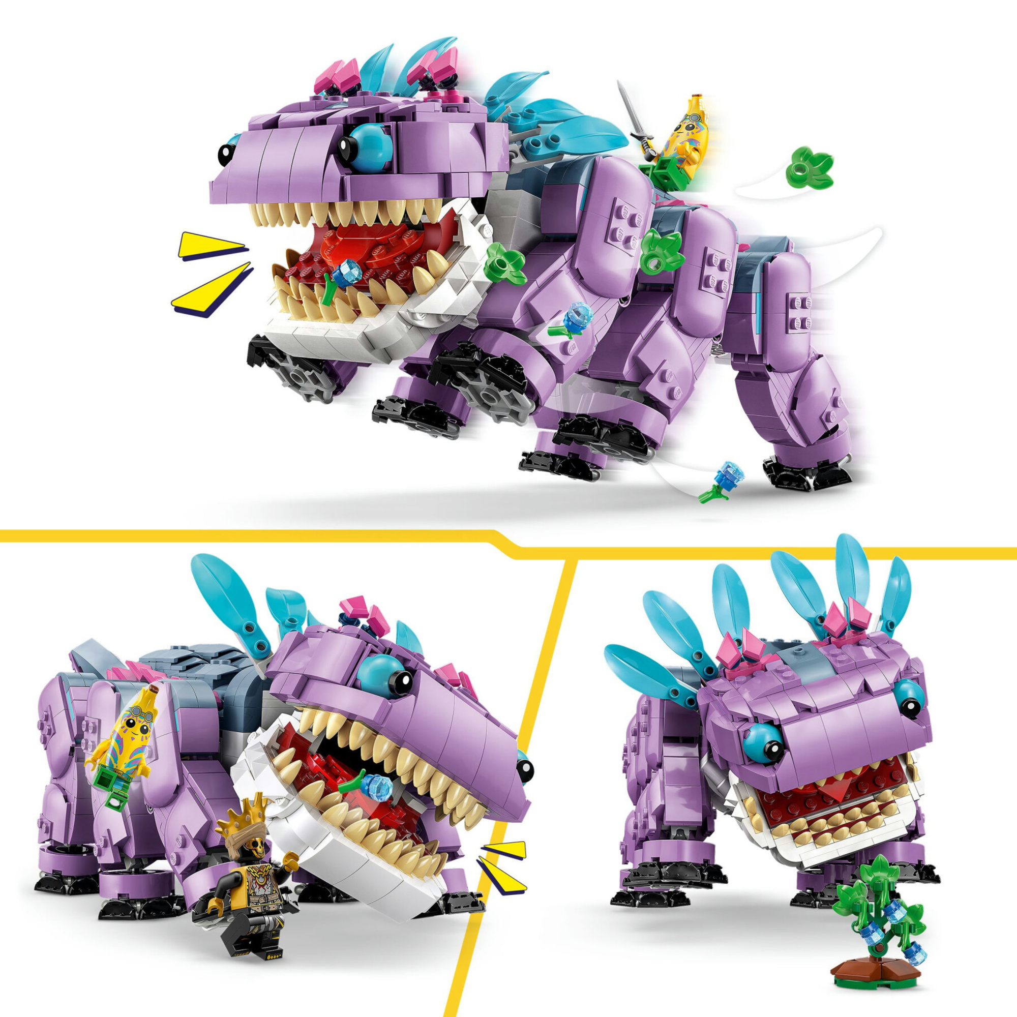 Lego fortnite 77077 klombo: action figure, 2 minifigure, gaming 10+ - Lego
