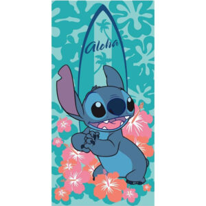 Telo mare poliestere disney stitch aloha flowers 70x140cm - Disney Stitch