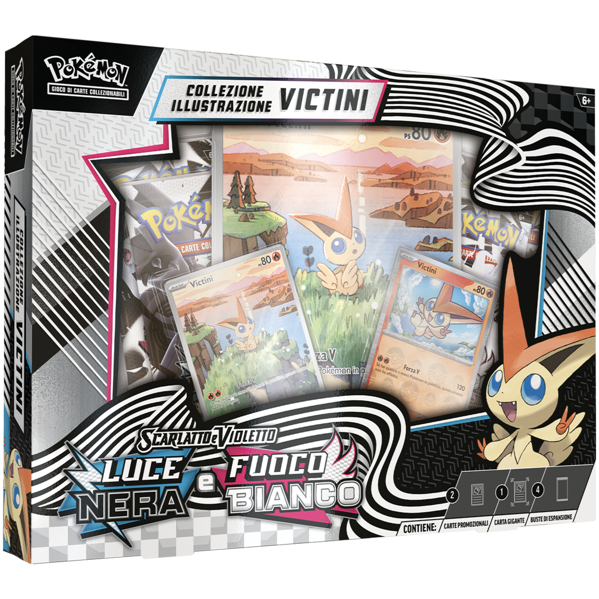 Collezione illustrazione  victini - unima del gcc pokémon - POKEMON