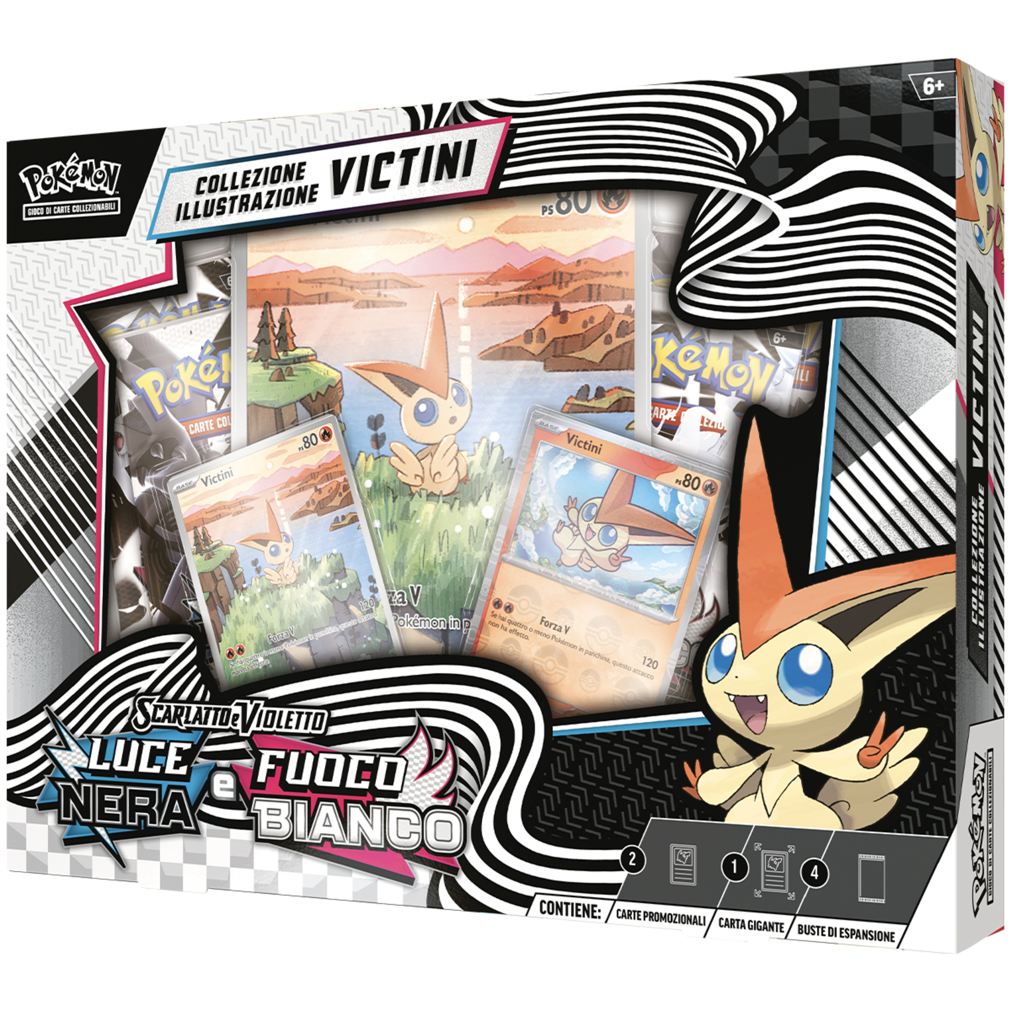 Collezione illustrazione  victini - unima del gcc pokémon - POKEMON