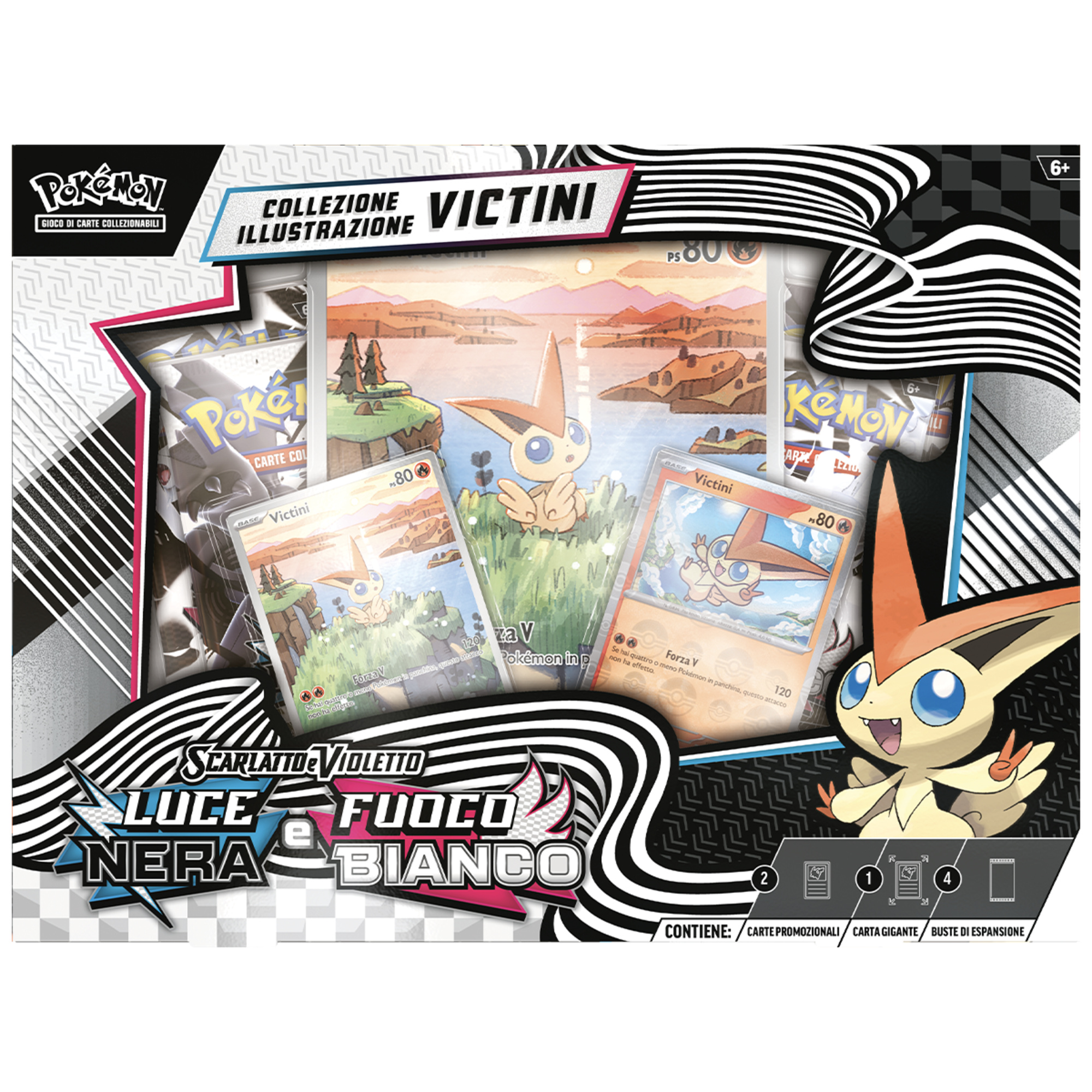 Collezione illustrazione  victini - unima del gcc pokémon - POKEMON