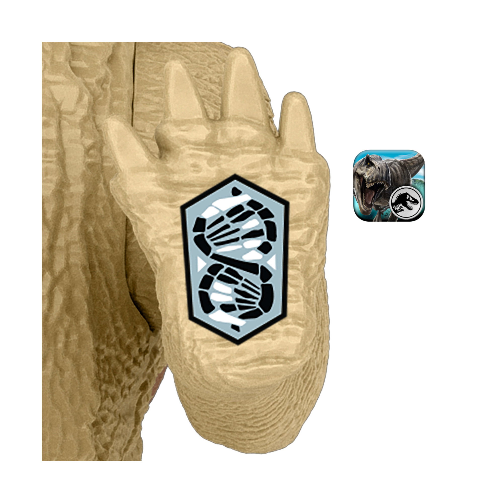 Mattel jurassic world la rinascita - inostrancevia attacco fatale, dinoasuro snodato con azione a colpo singolo inclusa, design ispirato al film - Jurassic World