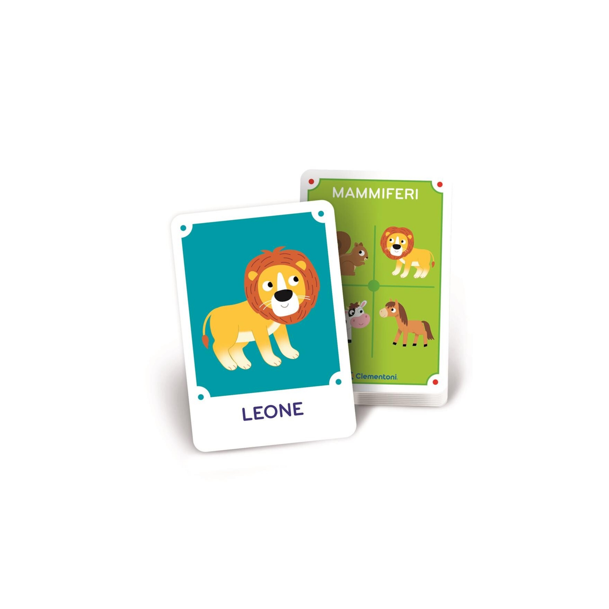 Clementoni - flash card montessori - il regno degli animali - 16479 - CLEMENTONI