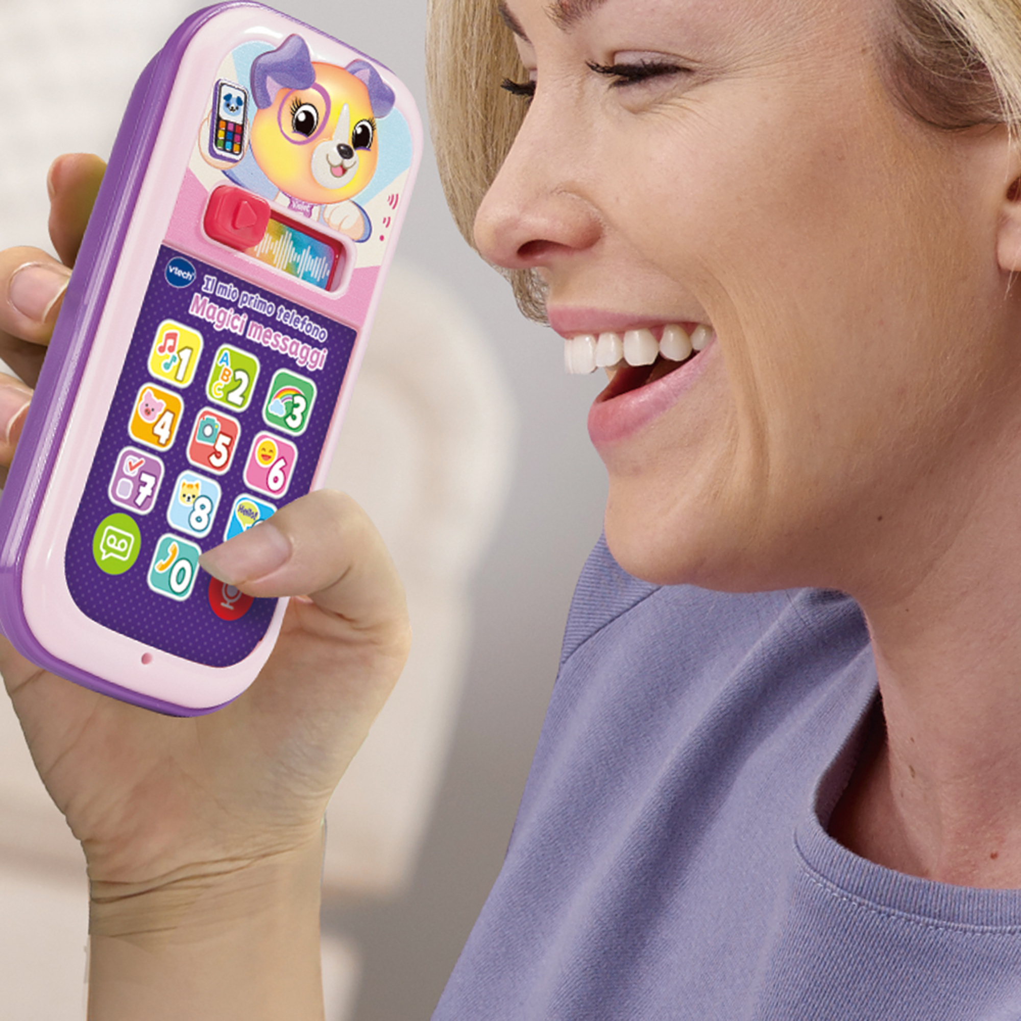 Il mio primo telefono - magici messaggi - rosa -  9m+ - v-tech - V-TECH BABY