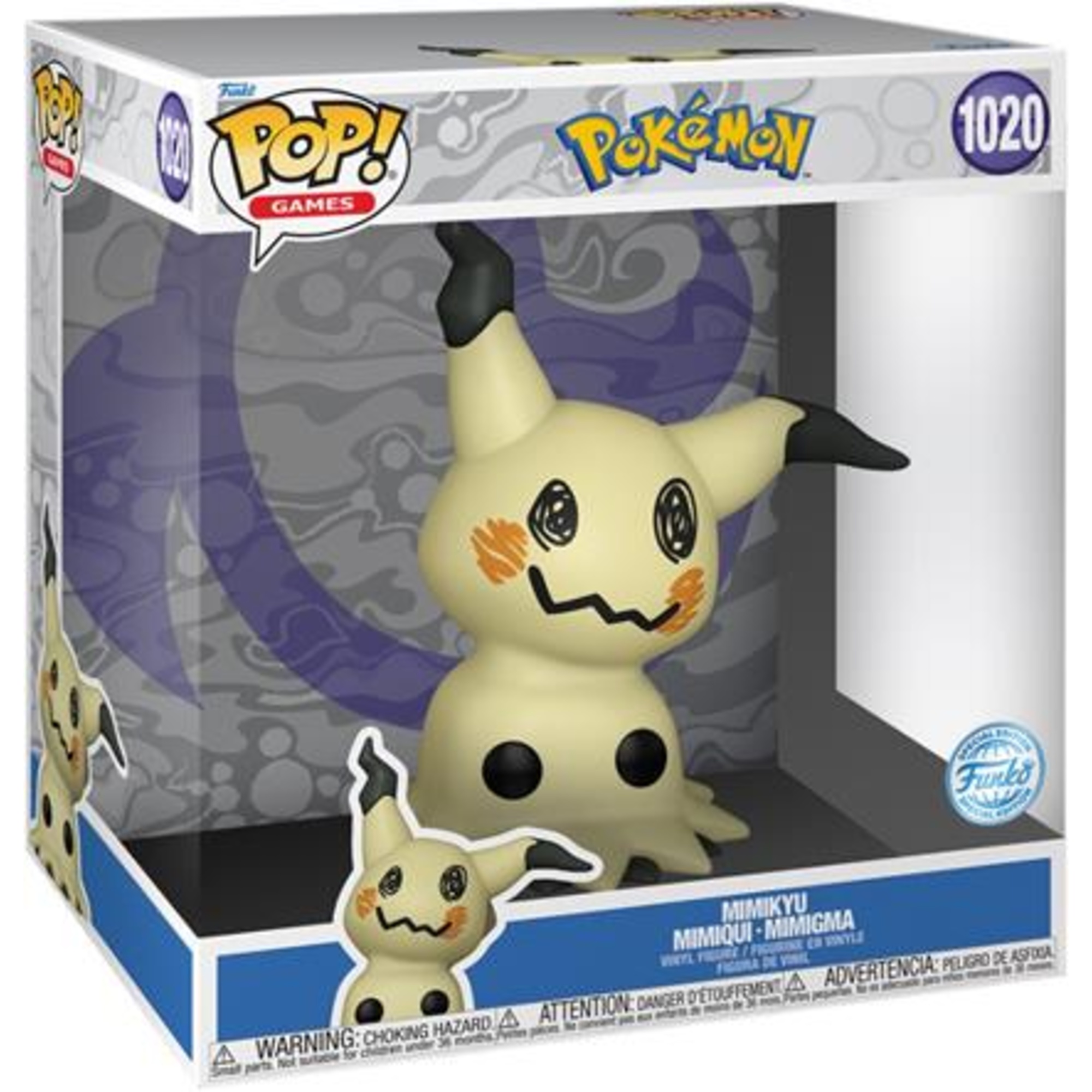 Funko pop! big 25cm - pokemon - mimikyu - 1020 - POKEMON