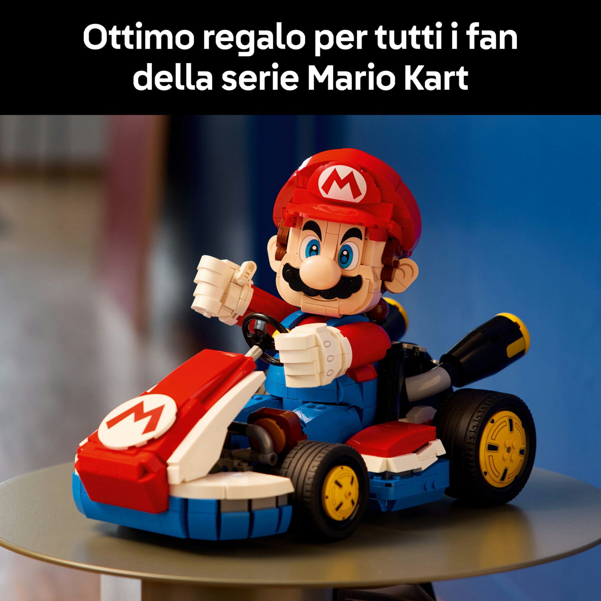 Lego - 72037 - mario kart con mario e kart, modellino da esposizione - LEGO® Super Mario™, Lego