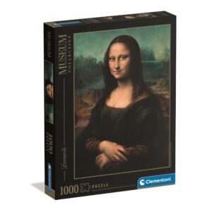 Clementoni - puzzle 1000 hqc museum - mona lisa - 37085 - CLEMENTONI