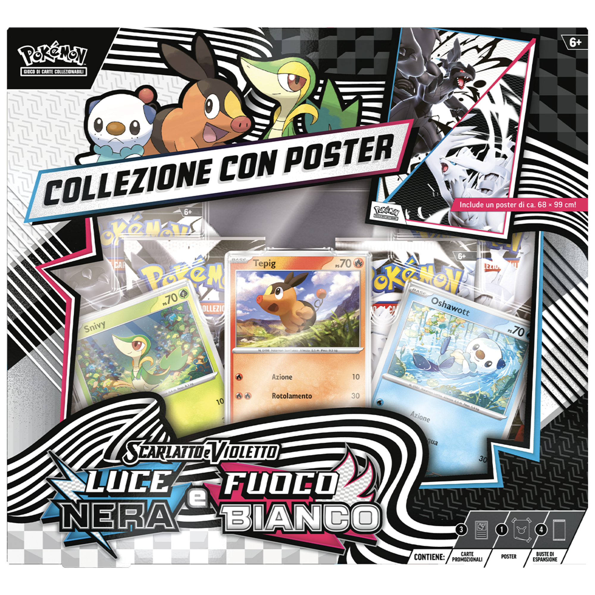 Collezione con poster unima  del gcc pokémon - POKEMON