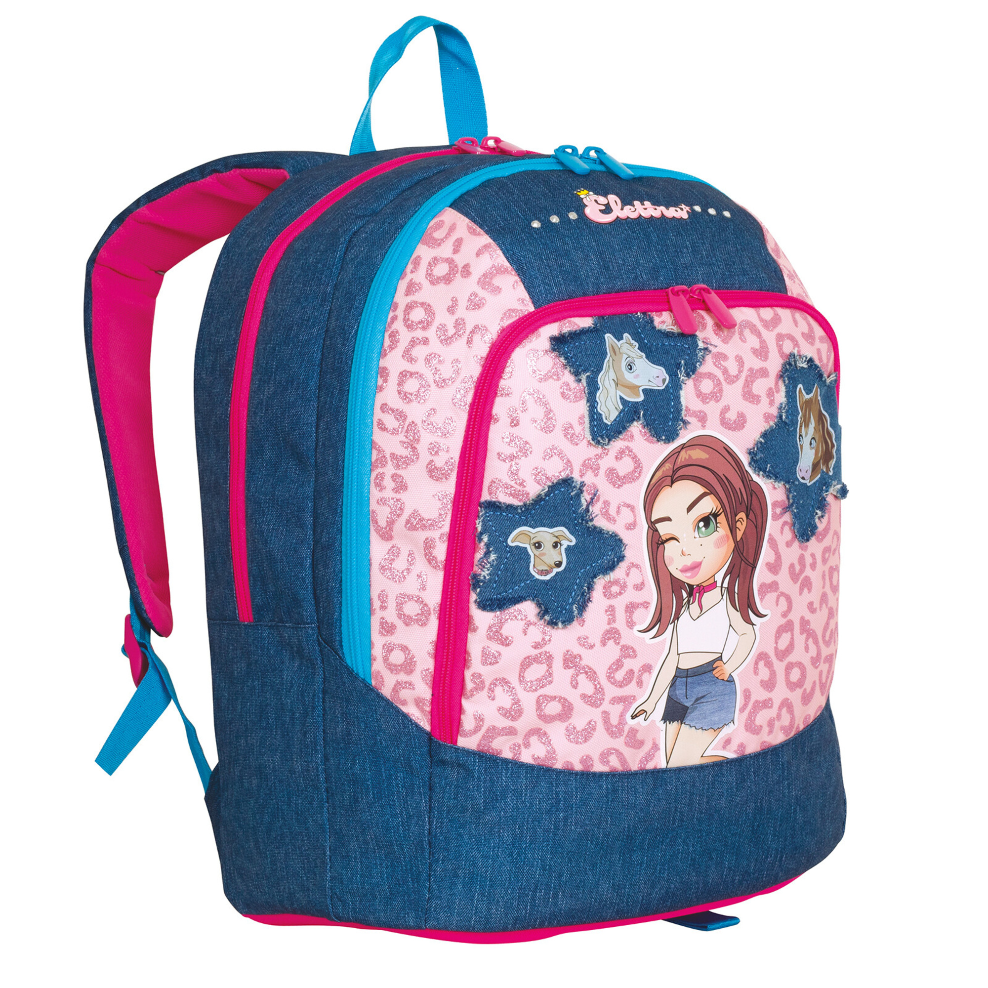 Zaino scuola elettra star puppies - SEVEN