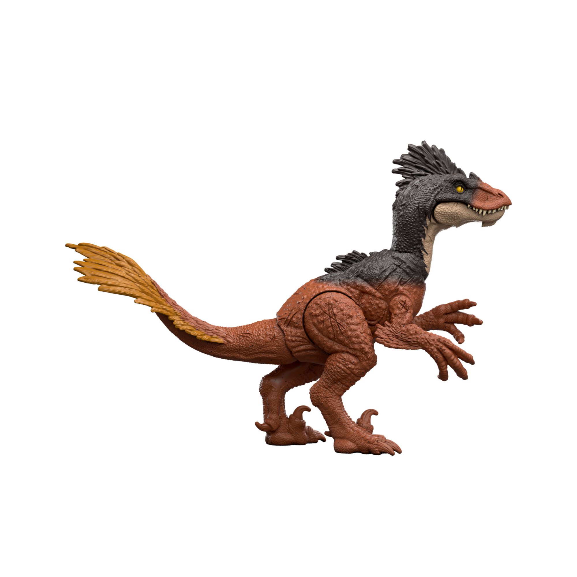 Mattel jurassic world la rinascita - achillobator attacco fatale, dinoasuro snodato con azione a colpo singolo inclusa, design ispirato al film - Jurassic World
