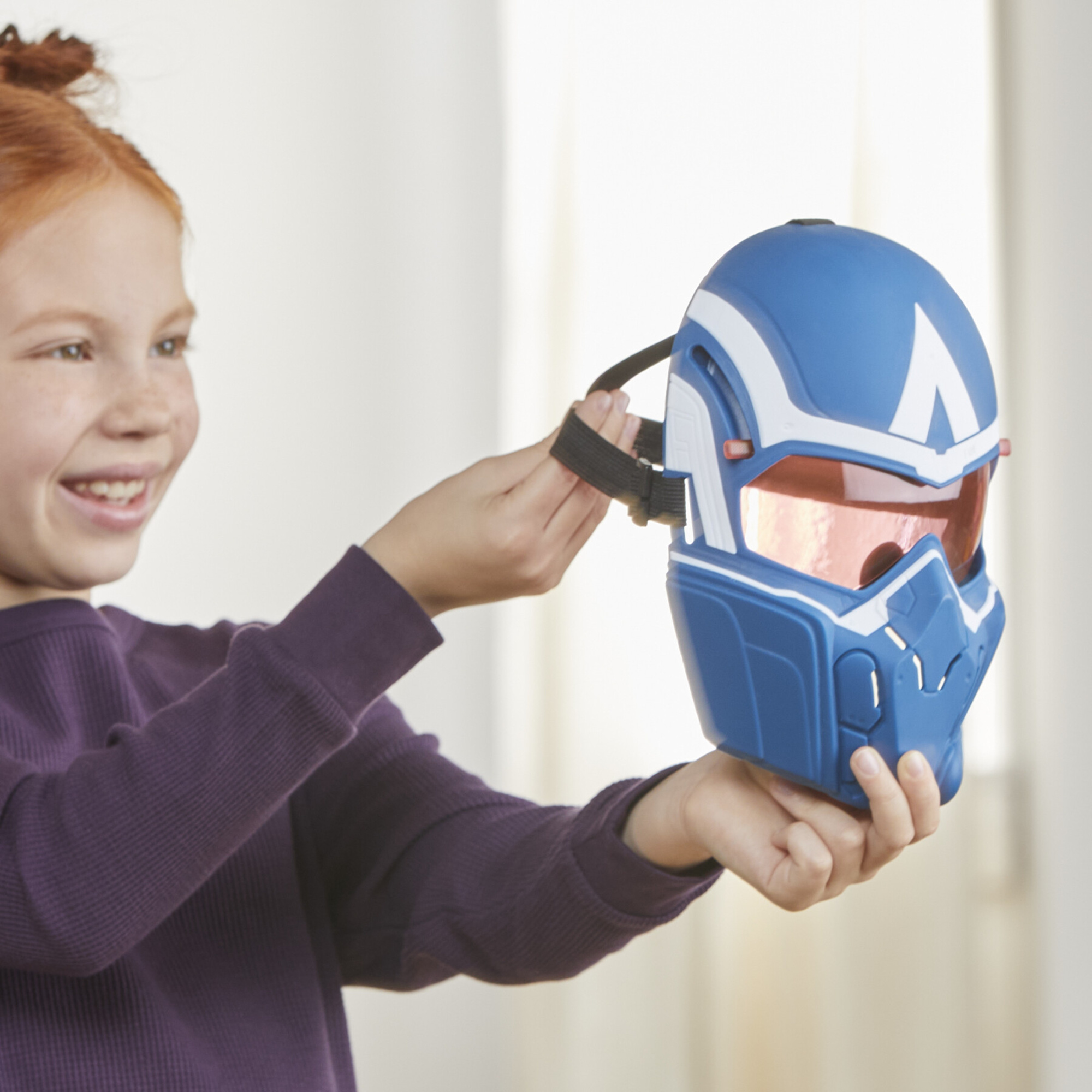Maschera elettronica capitan america – brave new world - Avengers