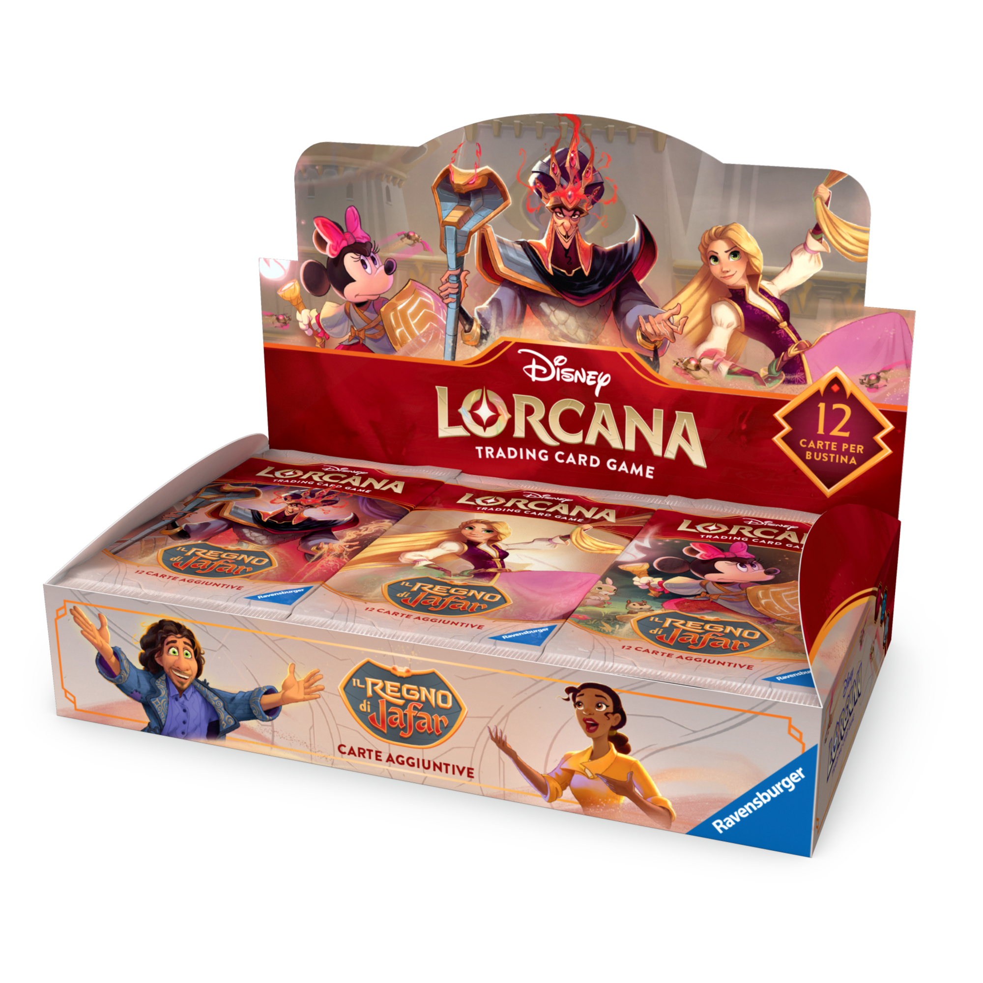 Disney lorcana –il regno di jafar– bustina da 12 carte – 8+ anni - Lorcana