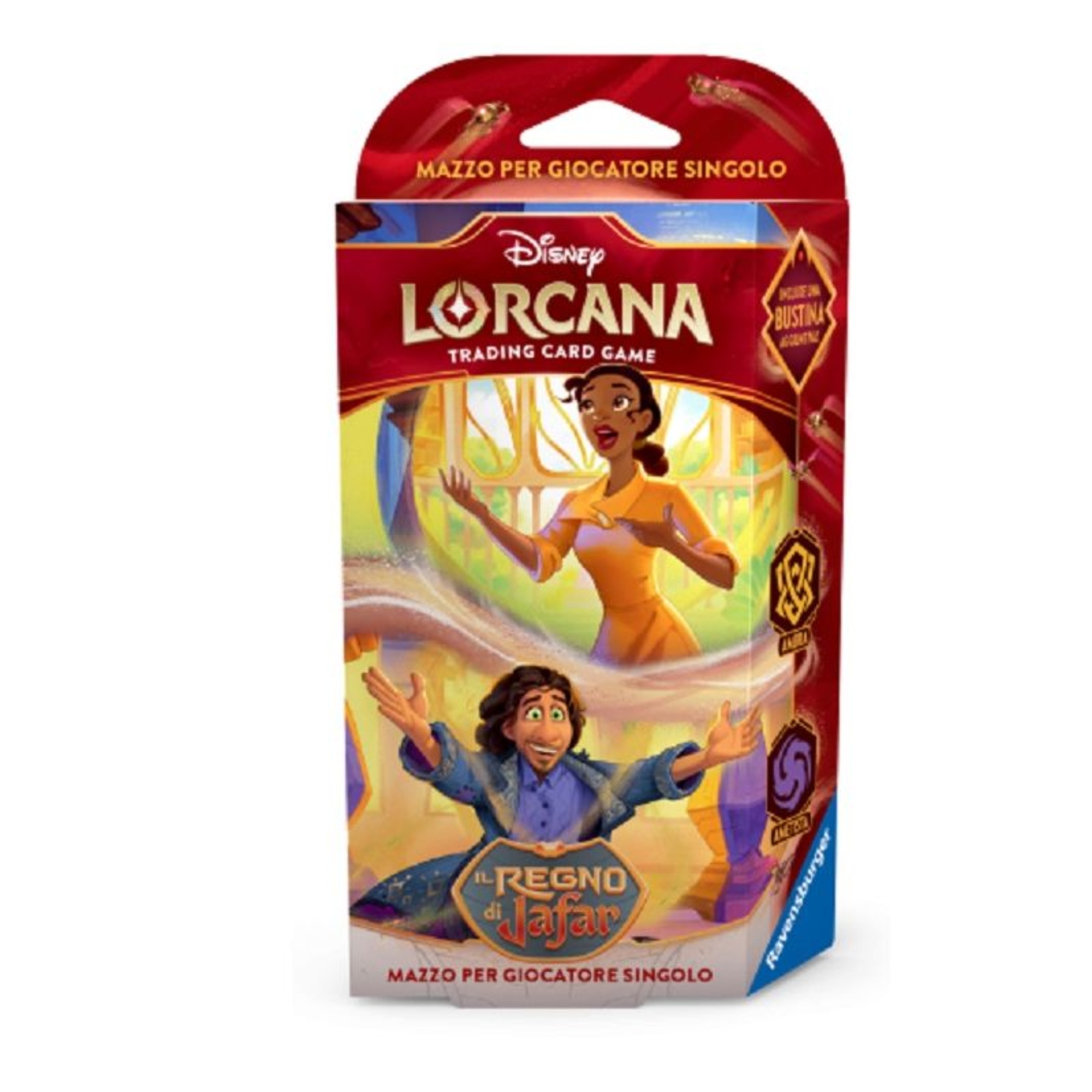 Disney lorcana – il regno di jafar – starter deck ambra & ametista – 8+ anni - Lorcana