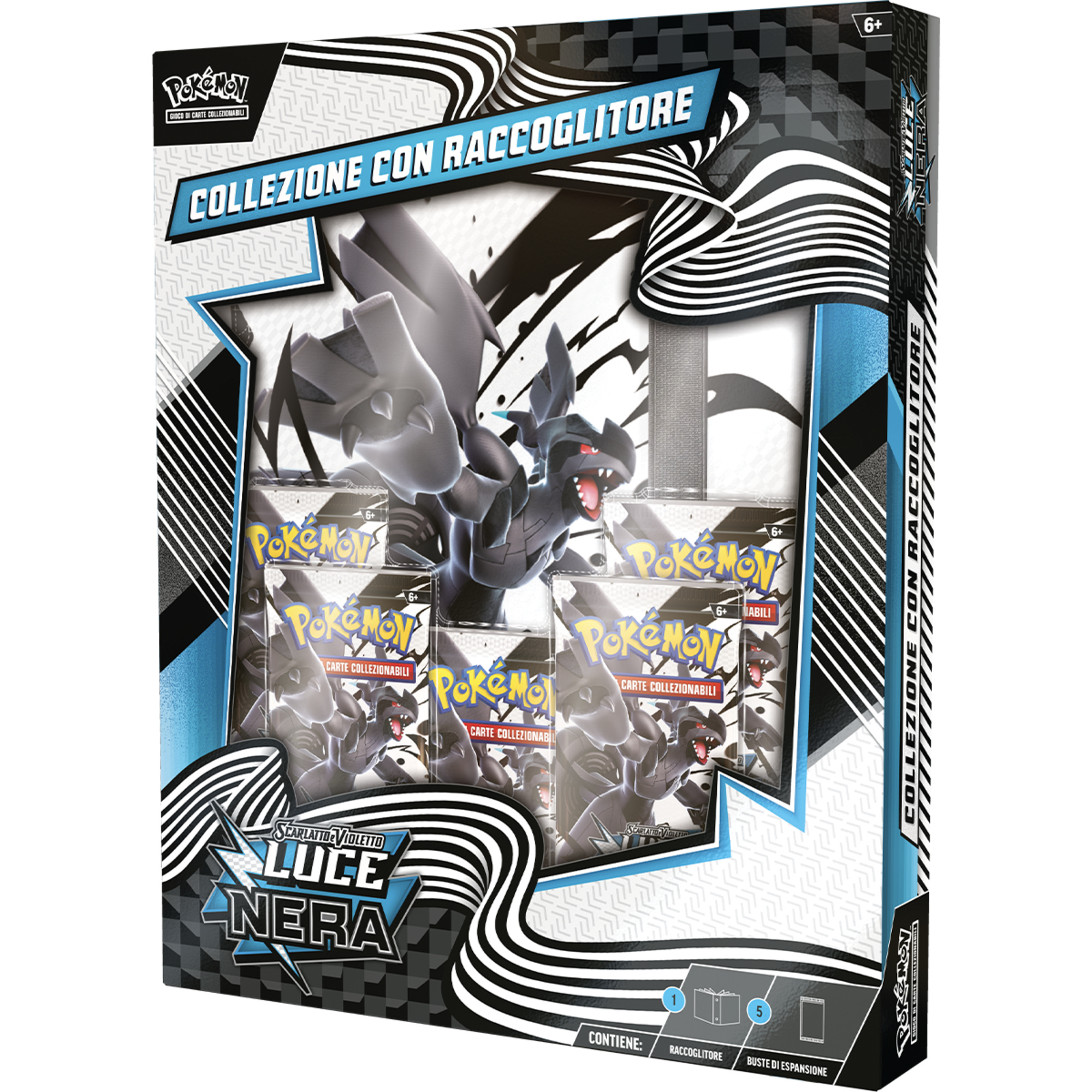 Collezione con raccoglitore dell’espansione scarlatto e violetto - luce nera del gcc pokémon - POKEMON
