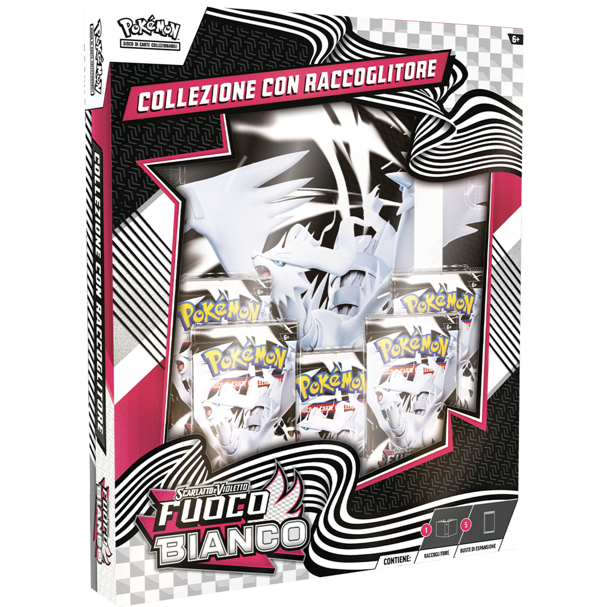 Collezione con raccoglitore dell’espansione  scarlatto e violetto - fuoco bianco del gcc pokémon - POKEMON
