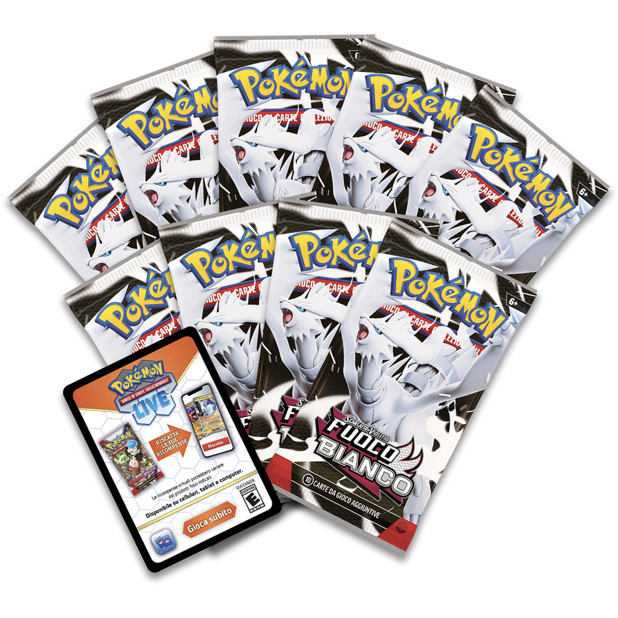 Pokémon set allenatore fuoriclasse dell'espansione scarlatto e violetto - fuoco bianco - POKEMON