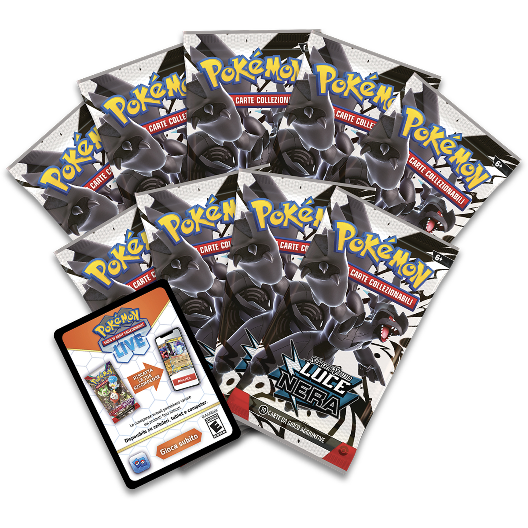 Pokémon set allenatore fuoriclasse dell'espansione scarlatto e violetto - luce nera - POKEMON