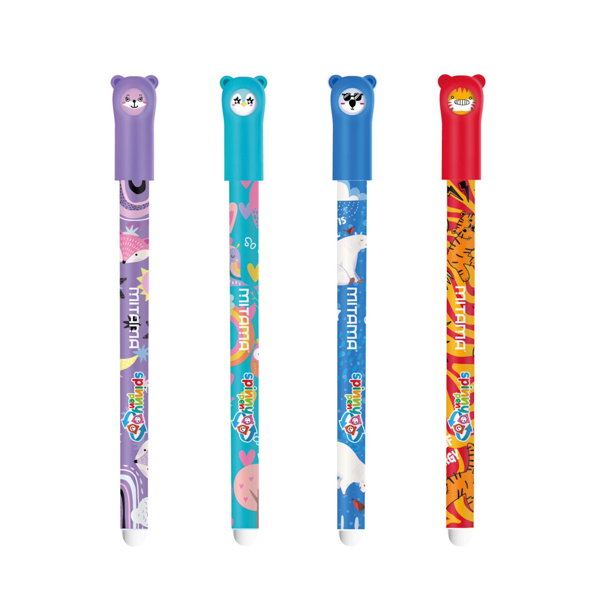 Mitama - penna cancellabile assortita spinny pen 0.7 mm - pack 2 pz - MITAMA