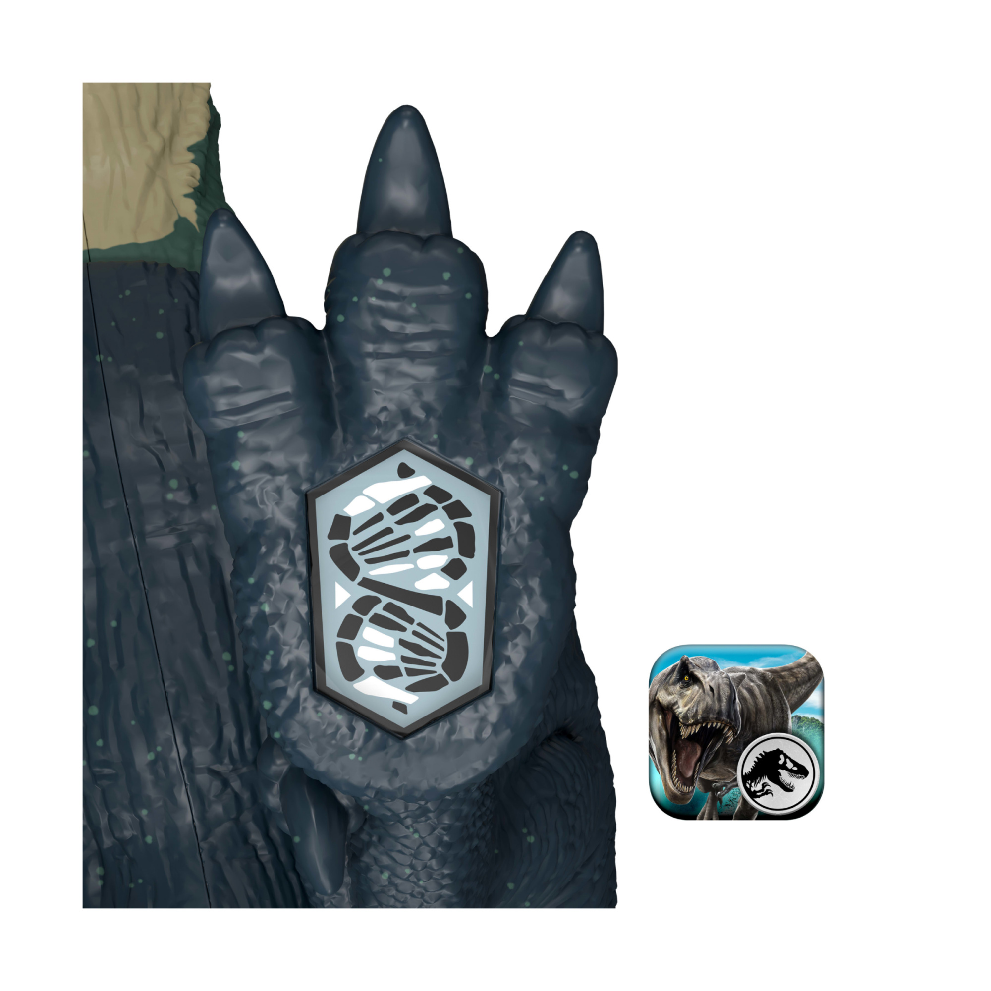 Mattel jurassic world la rinascita - nanotyrannus attacco fatale, dinoasuro snodato con azione a colpo singolo inclusa, design ispirato al film - Jurassic World