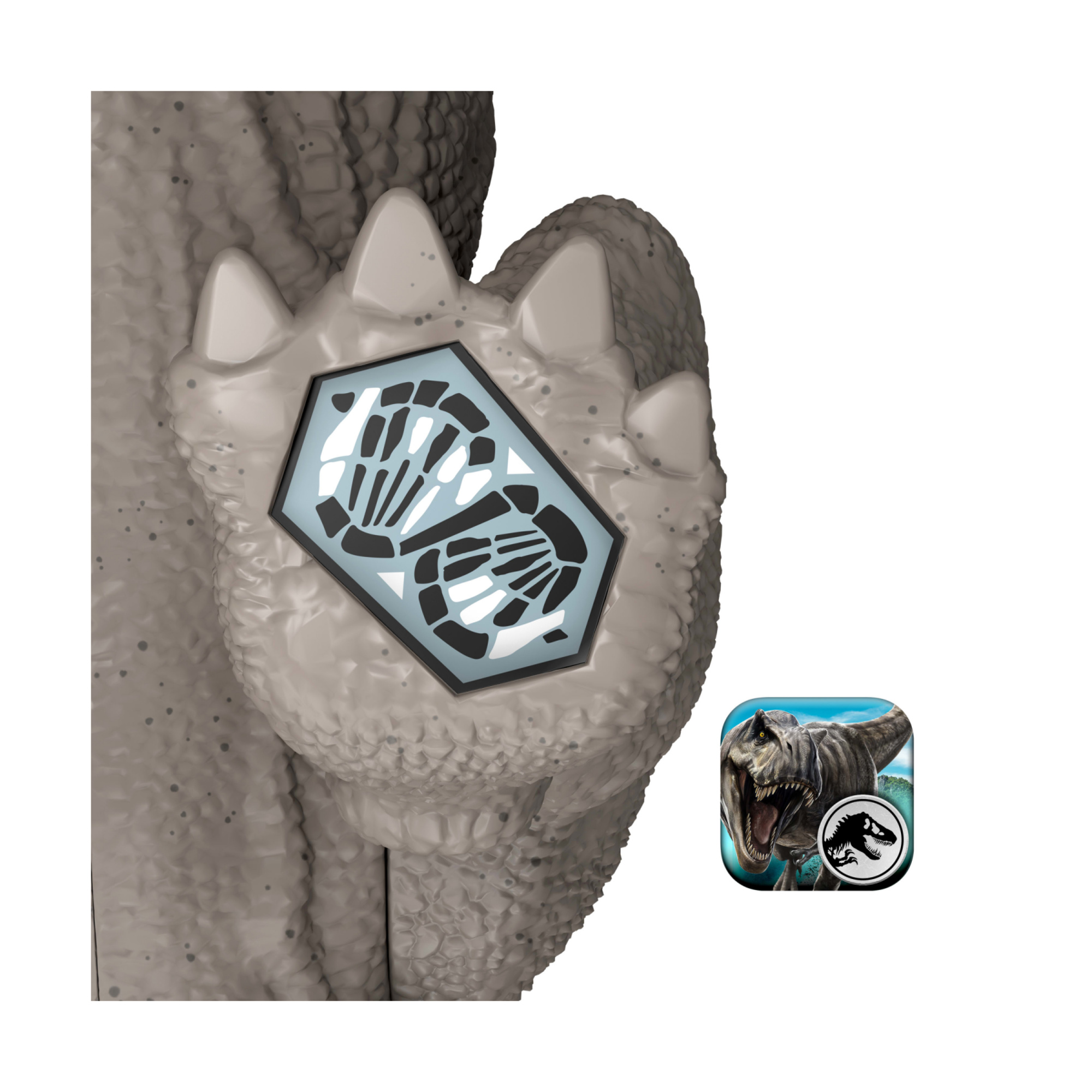 Mattel jurassic world la rinascita - zuniceratopo attacco fatale, dinoasuro snodato con azione a colpo singolo inclusa, design ispirato al film - Jurassic World