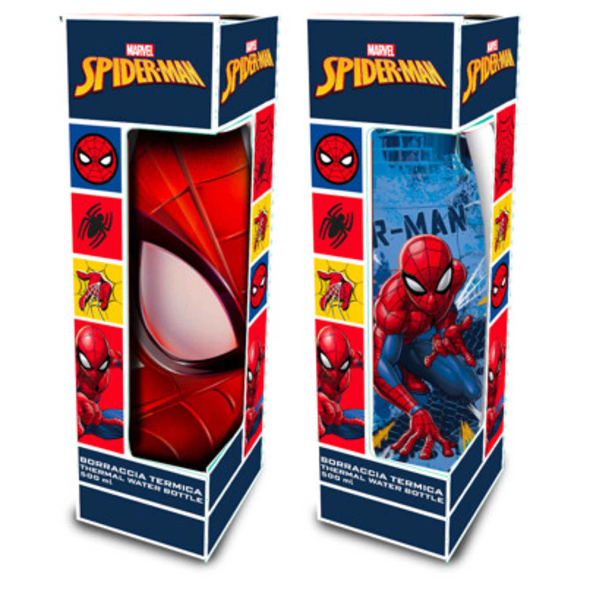 Borraccia termica assortita 550 ml - spiderman - Spiderman