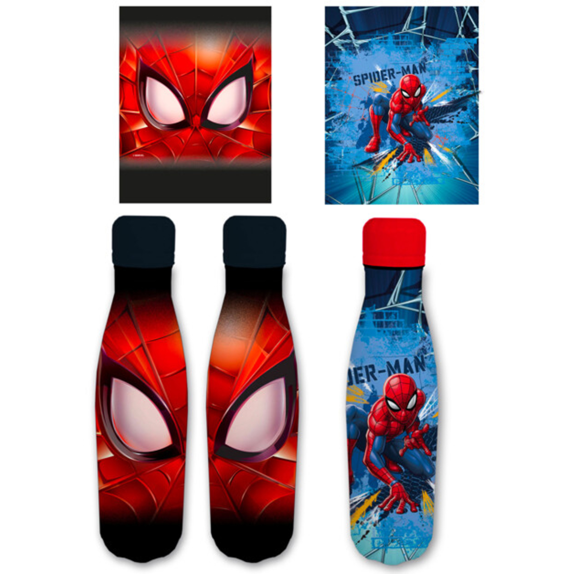 Borraccia termica assortita 550 ml - spiderman - Spiderman