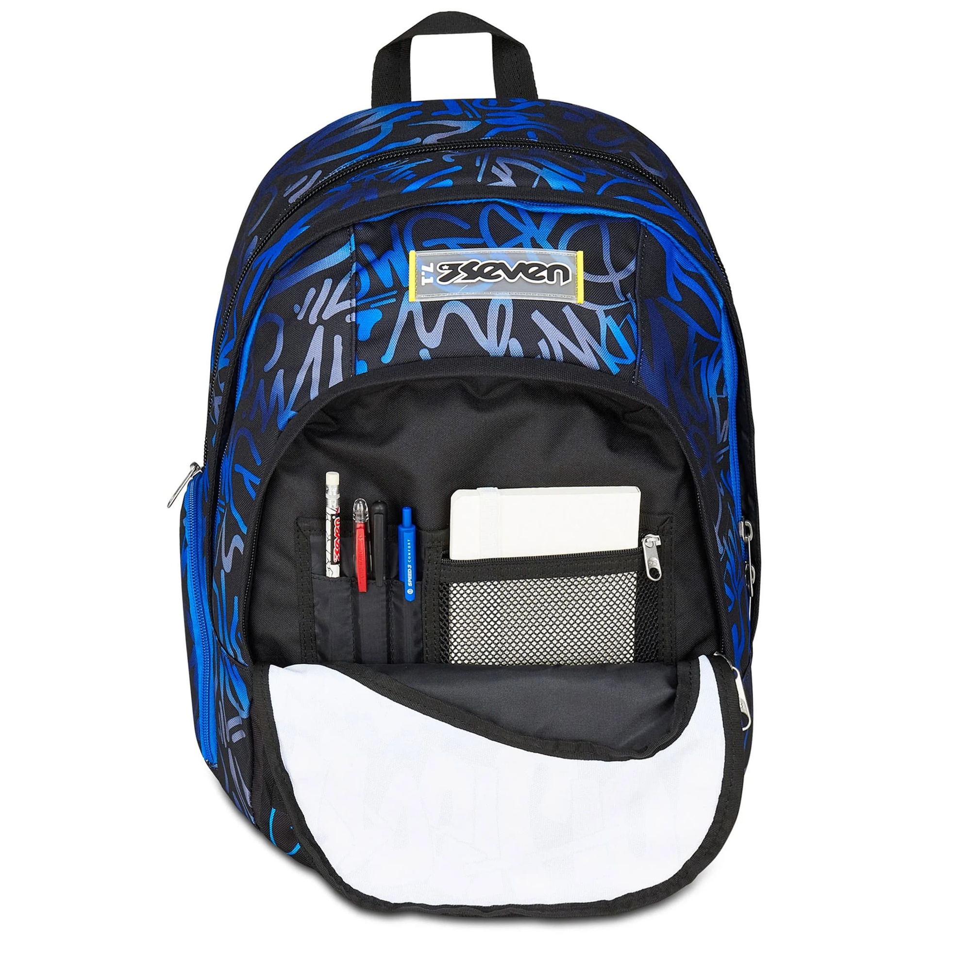 Zaino scuola dual detach hidden spot boy 2 in 1 con schienale ergonomico e zainetto staccabile - SEVEN