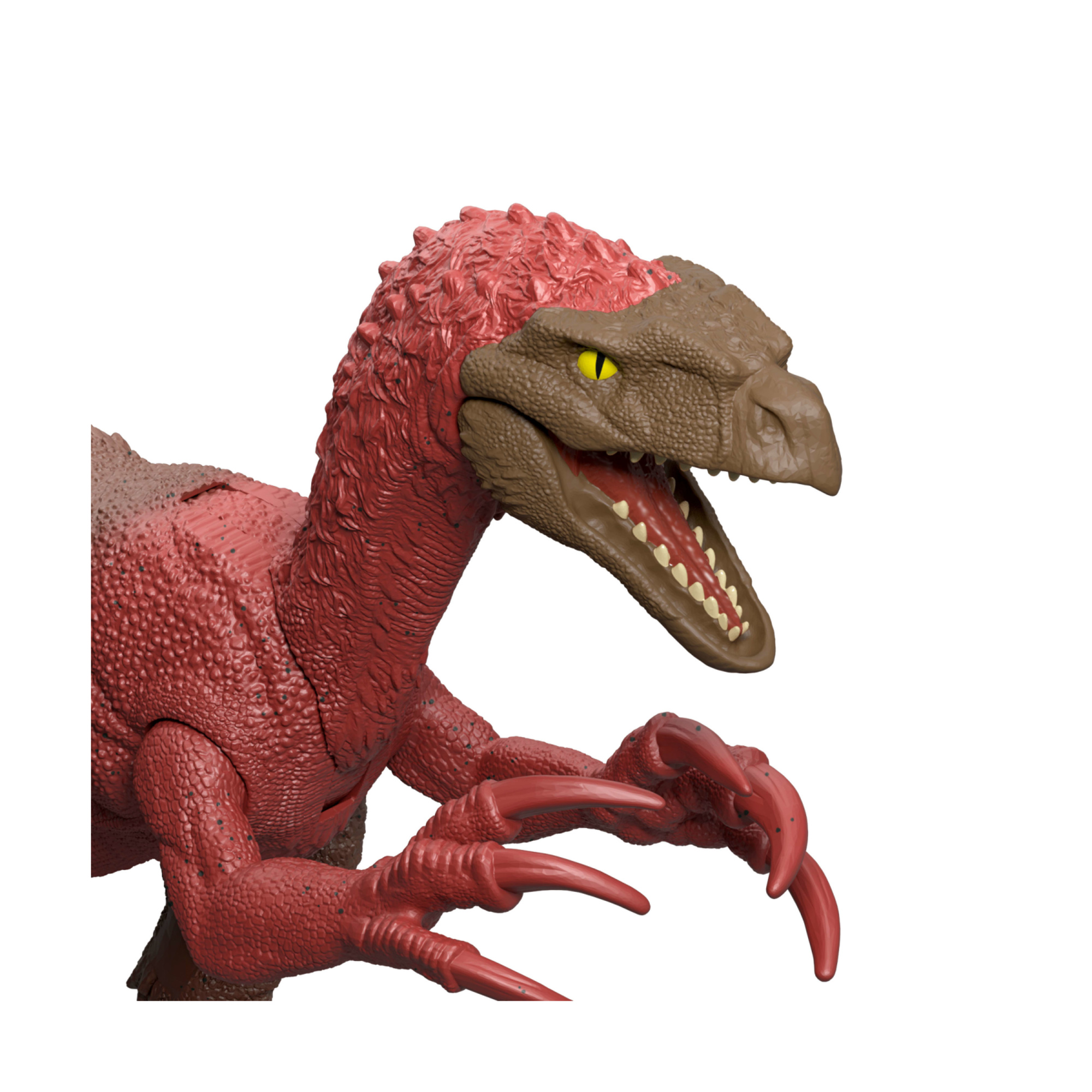 Mattel jurassic world la rinascita - beipiaosaurus frenzy, dinosauro snodato con design ispirato al film e articolazioni mobili - Jurassic World