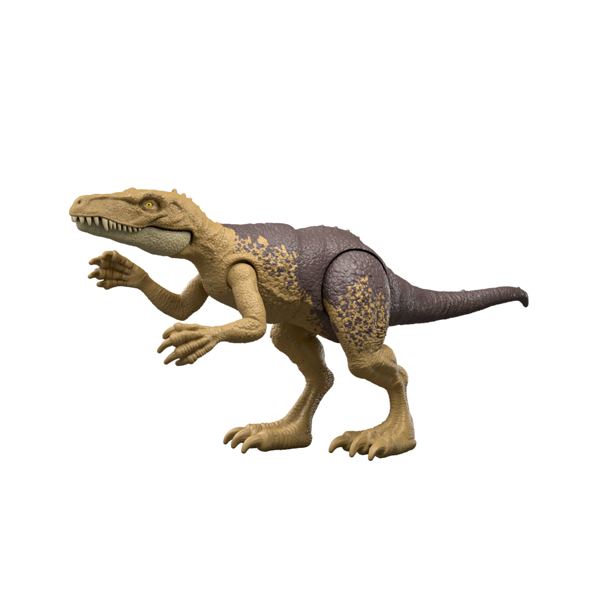 Mattel jurassic world la rinascita - herrerasaurus attacco fatale, dinoasuro snodato con azione a colpo singolo inclusa, design ispirato al film - Jurassic World