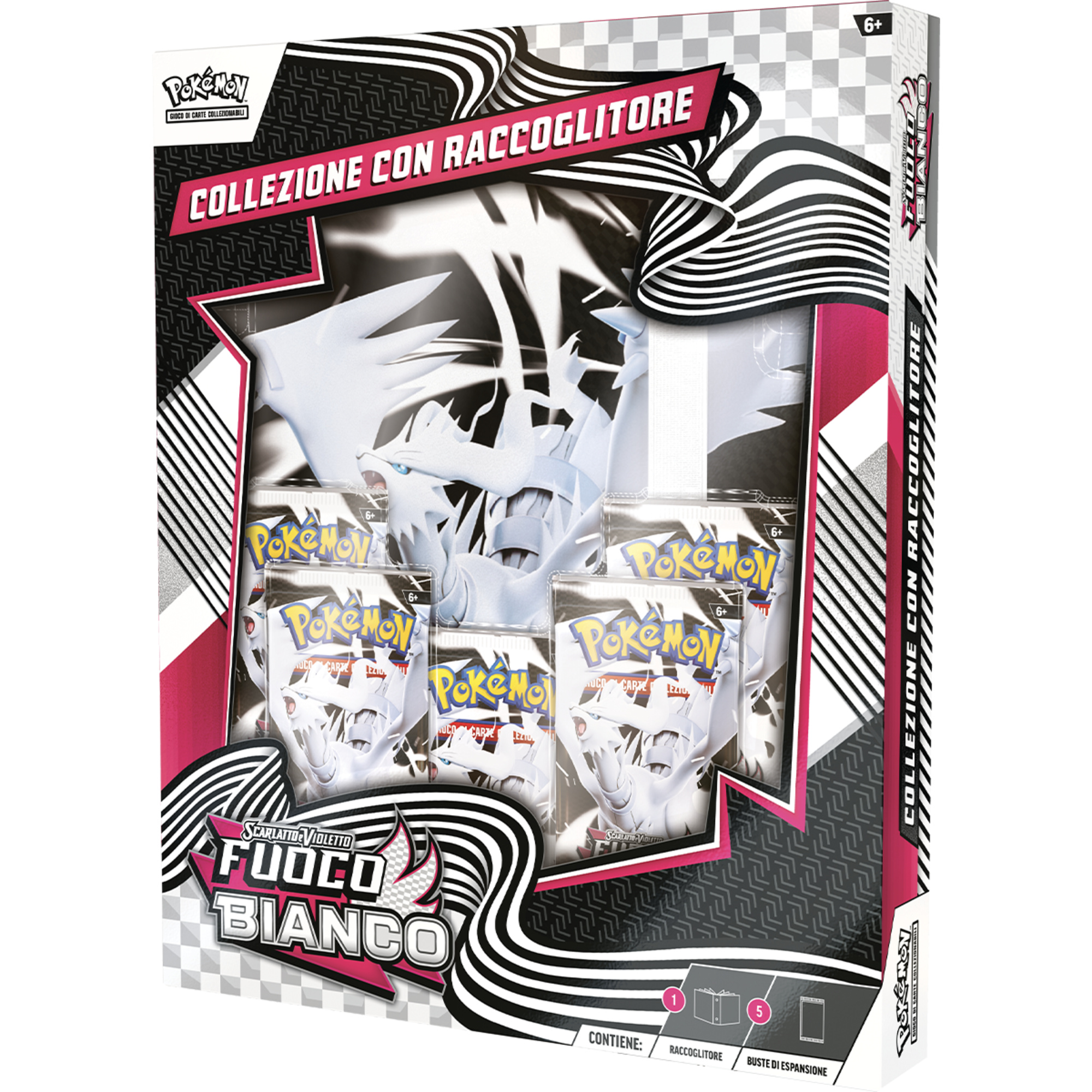 Collezione con raccoglitore dell’espansione  scarlatto e violetto - fuoco bianco del gcc pokémon - POKEMON