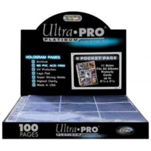 Ultra-pro 9 pocket pages platinum series - DB LINE