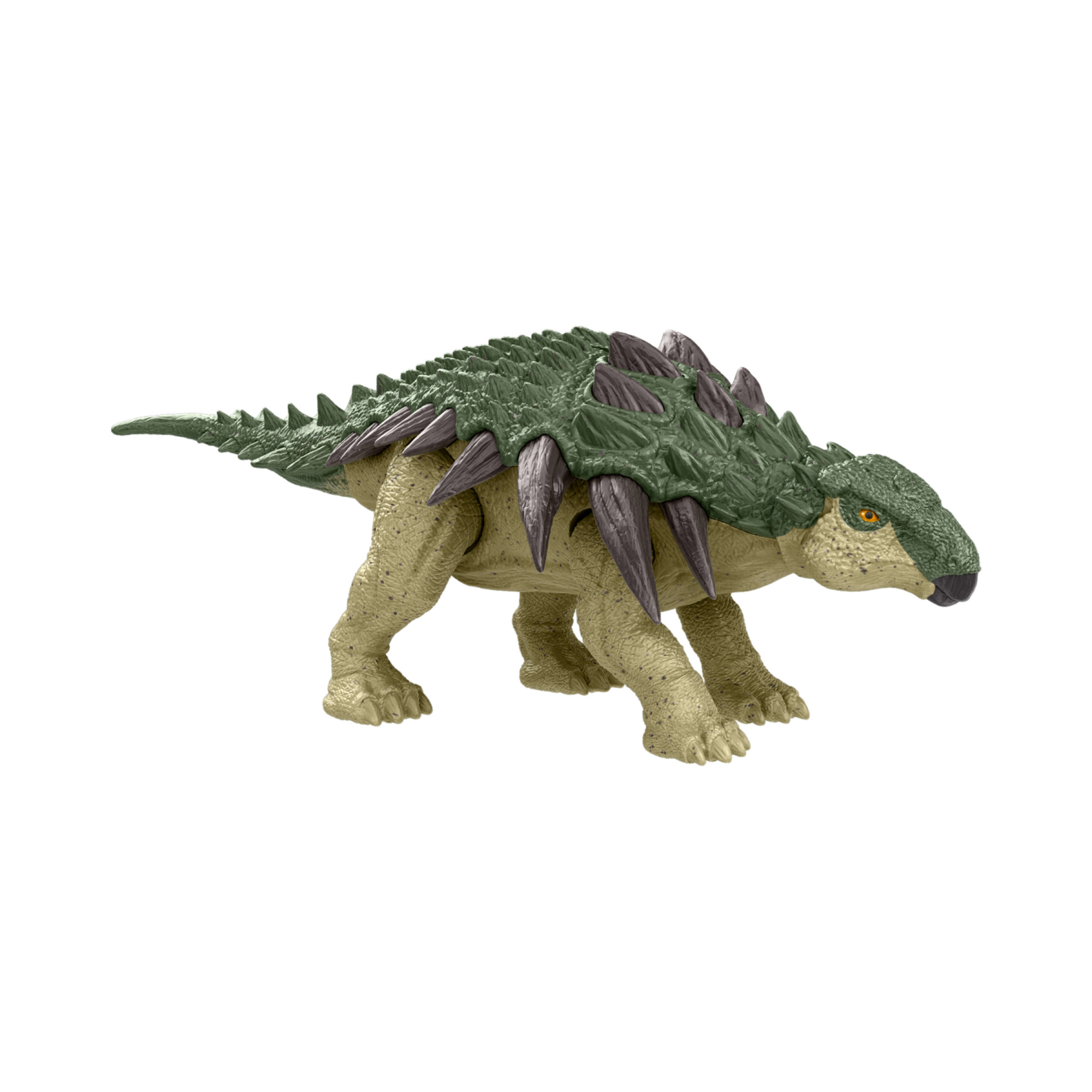 Mattel jurassic world la rinascita - edmontonia frenzy, dinosauro snodato con design ispirato al film e articolazioni mobili - Jurassic World