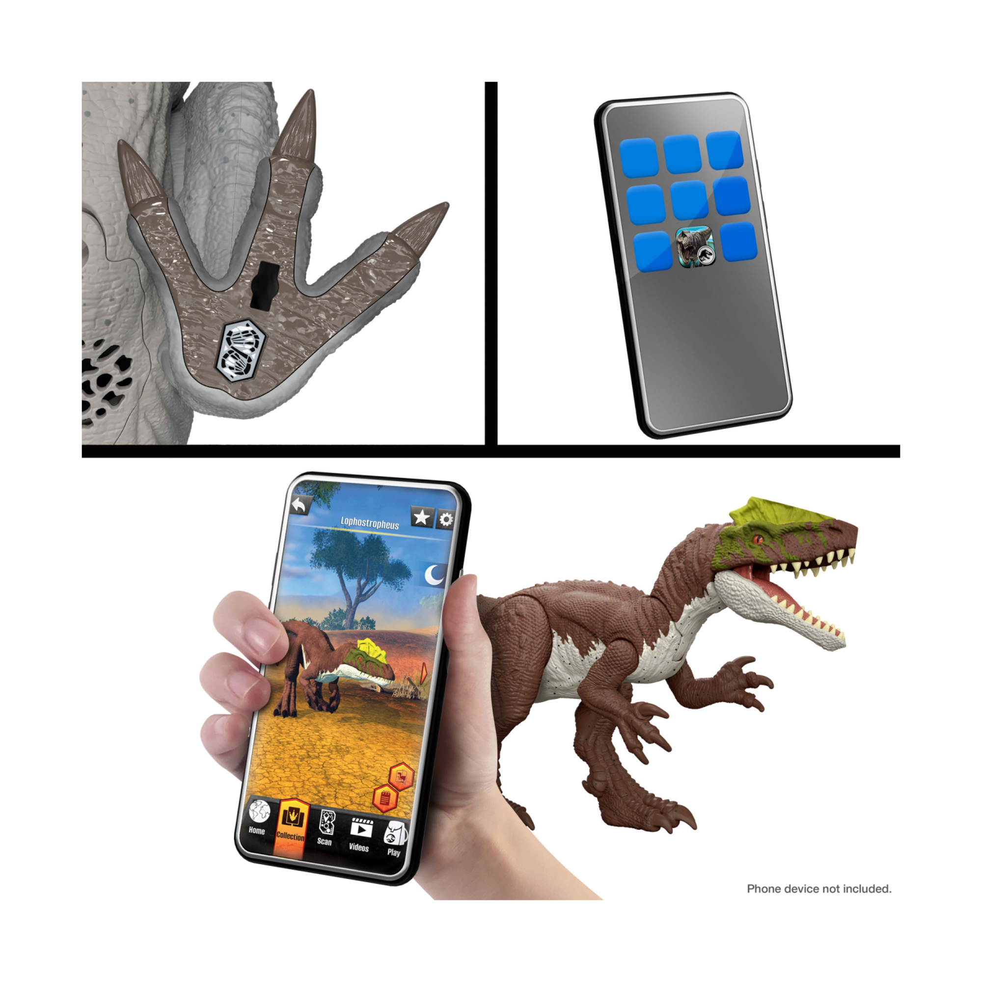 Mattel jurassic world la rinascita - iani frenzy, dinosauro snodato con design ispirato al film e articolazioni mobili - Jurassic World