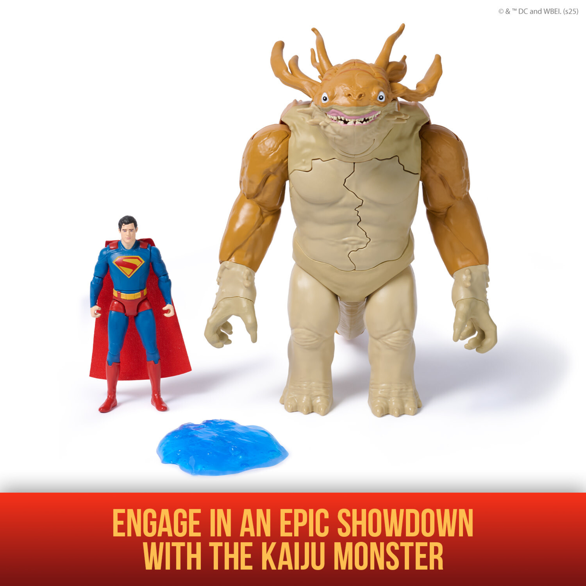 Dc comics, superman, superman vs kaiju slime - SUPERMAN