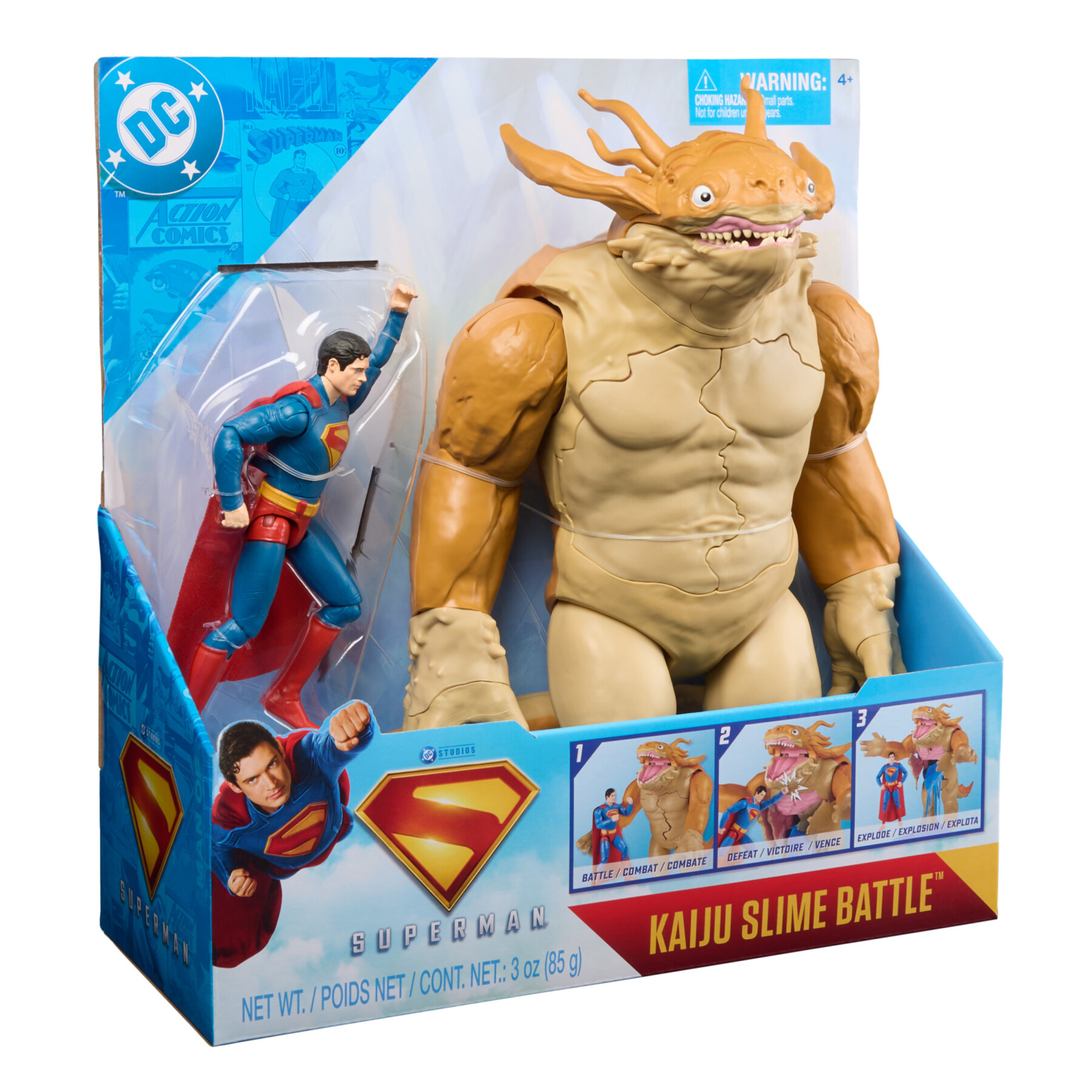 Dc comics, superman, superman vs kaiju slime - SUPERMAN