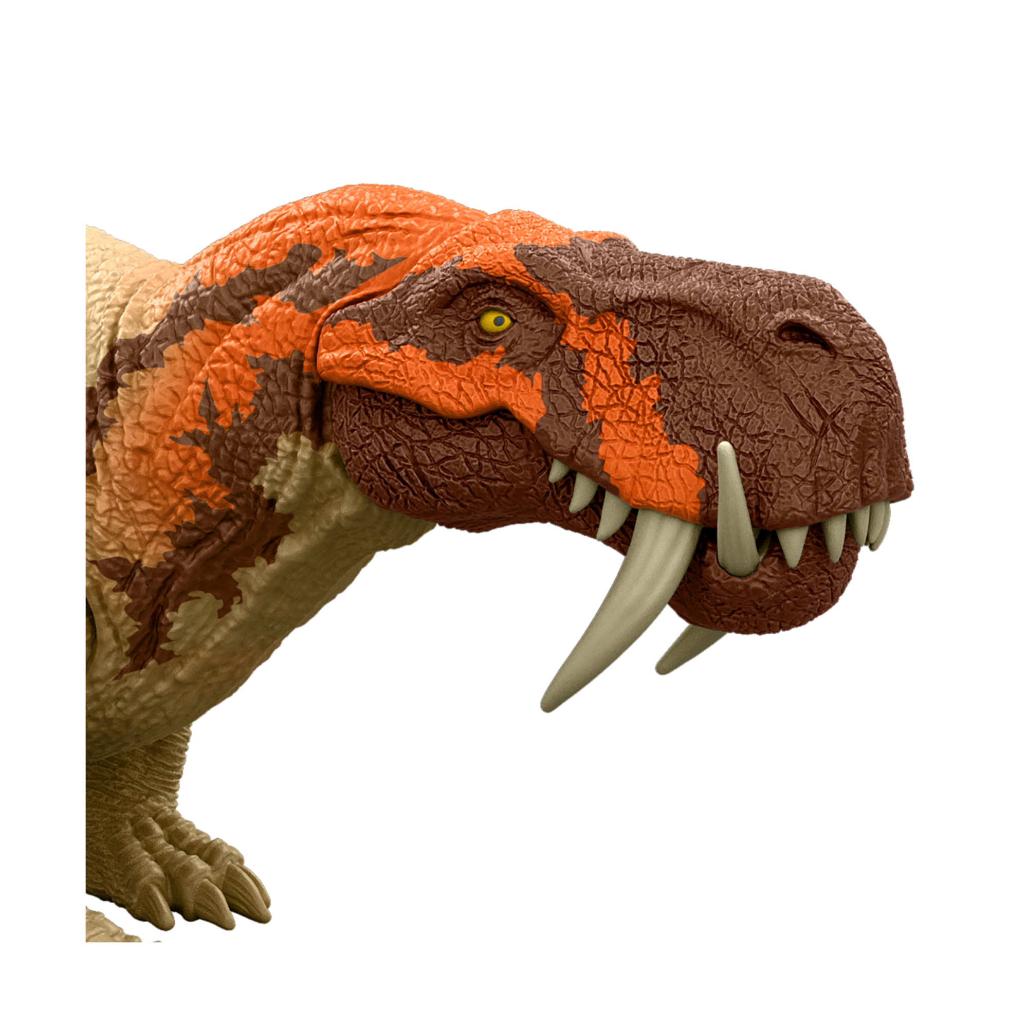 Mattel jurassic world la rinascita - inostrancevia attacco fatale, dinoasuro snodato con azione a colpo singolo inclusa, design ispirato al film - Jurassic World